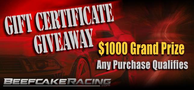 S650 Mustang Beefcake Racing's BLACK FRIDAY SALE is LIVE !!! gift-certificate-giveaway-1000-beefcake-racin