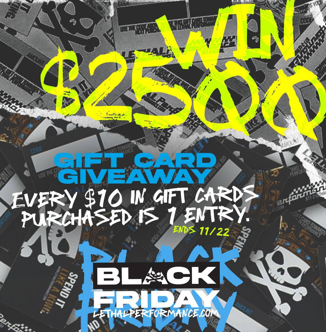 S650 Mustang Black Friday 2024 at Lethal Performance has BEGUN! giftcardgiveaway
