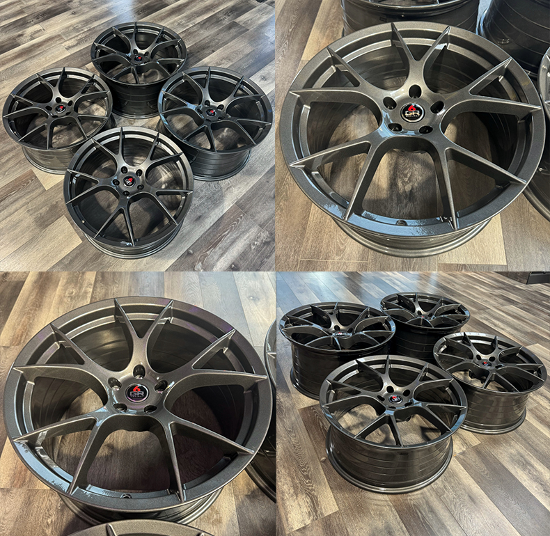 S650 Mustang Project 6GR Inhouse Inventory Open Box Specials !! Gloss Graphite 20x9-20x10.5 (2)