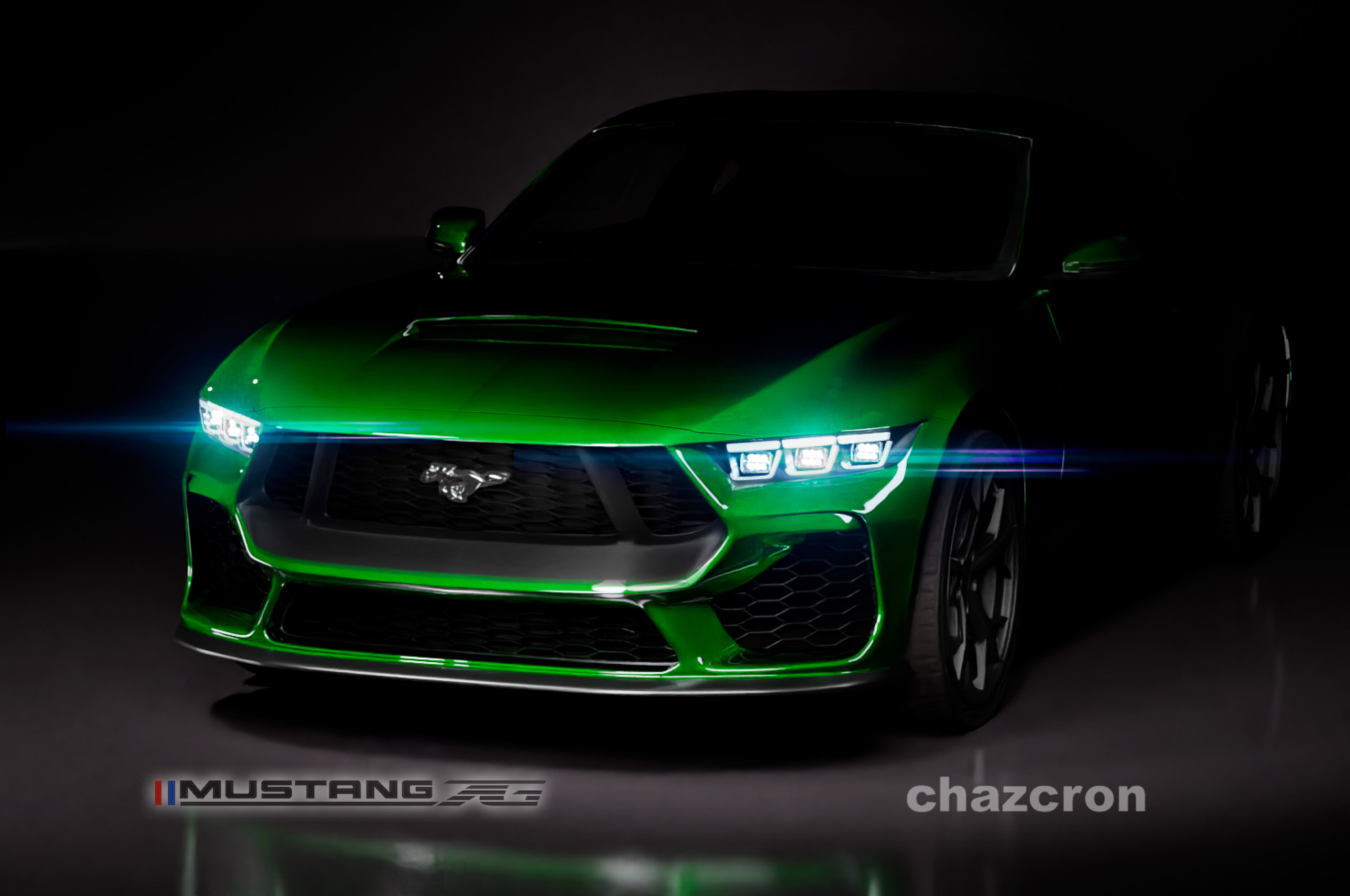 S650 Mustang chazcron weighs in... 7th gen 2023 Mustang S650 3D model & renderings in several colors! GreenRefined