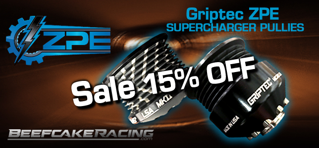 S650 Mustang Up to 55% off Black Friday @Beefcake Racing! griptec-supercharger-pulley-beefcake-racin