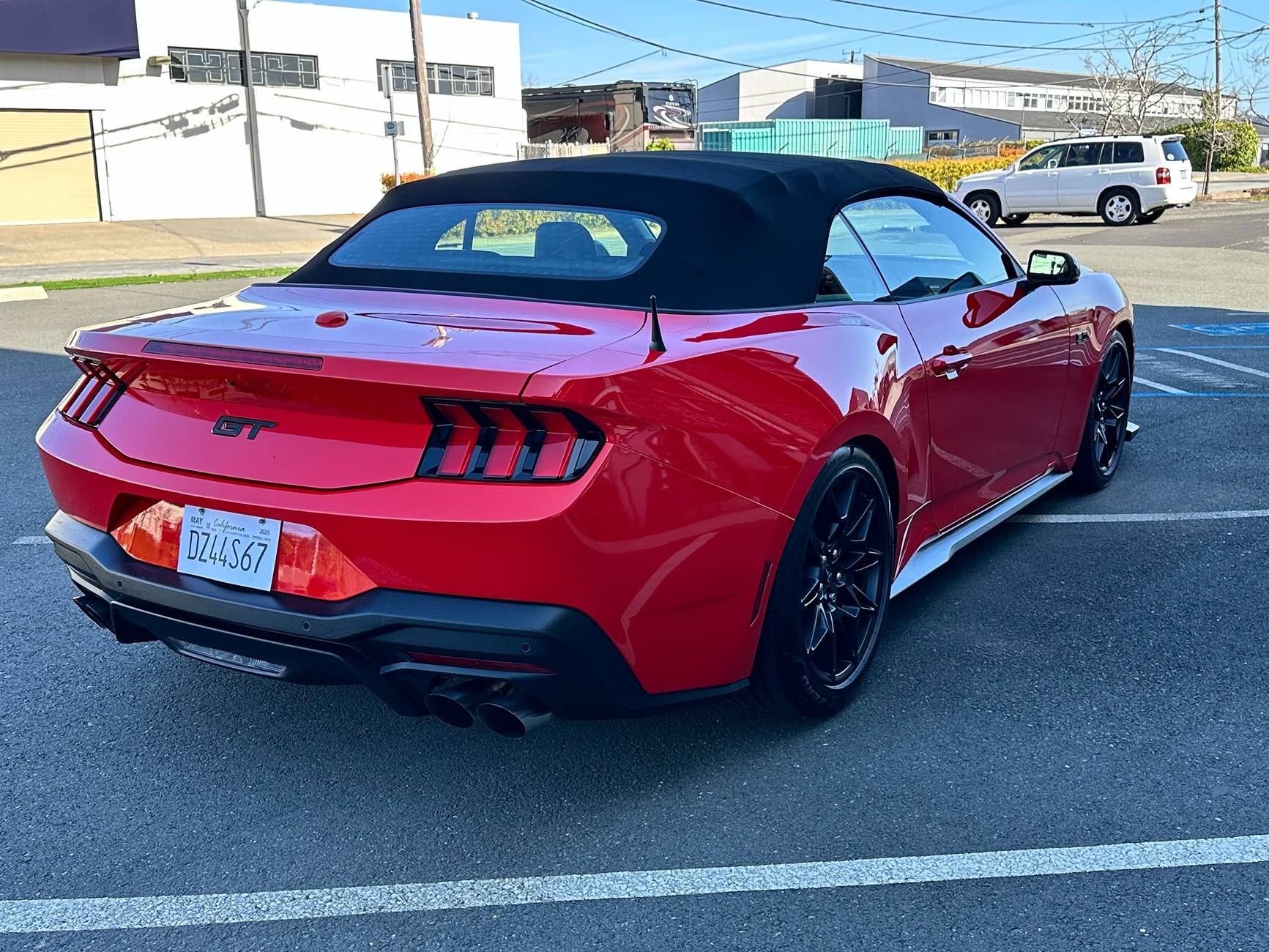 S650 Mustang Pics of S650 Mustang convertible with top up? GT 20