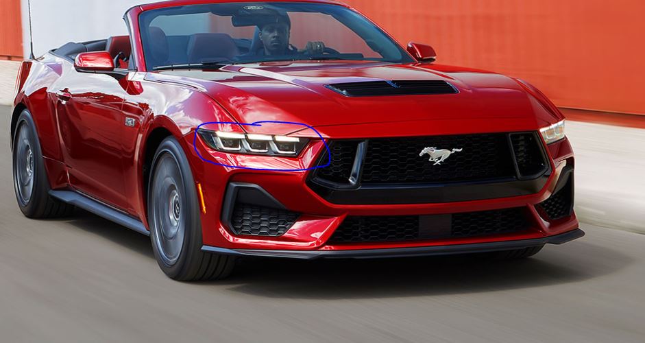 S650 Mustang 2024 Mustang will begin delivery in Australia earlier than expected GT-lights.JPG