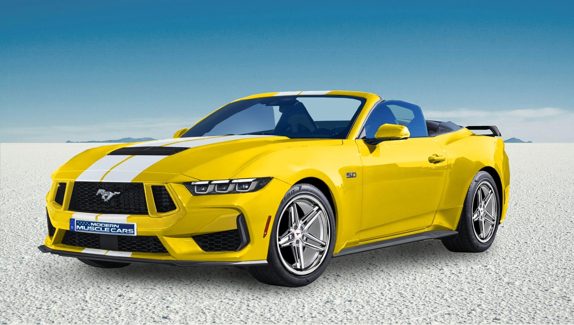 S650 Mustang Black Bumper Sections Painted Body Color (GT) GT Painted Front