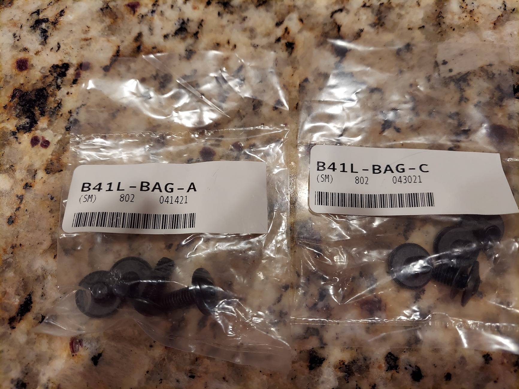S650 Mustang Who has received their Dark Horse with Handling Package? gurney flap screws