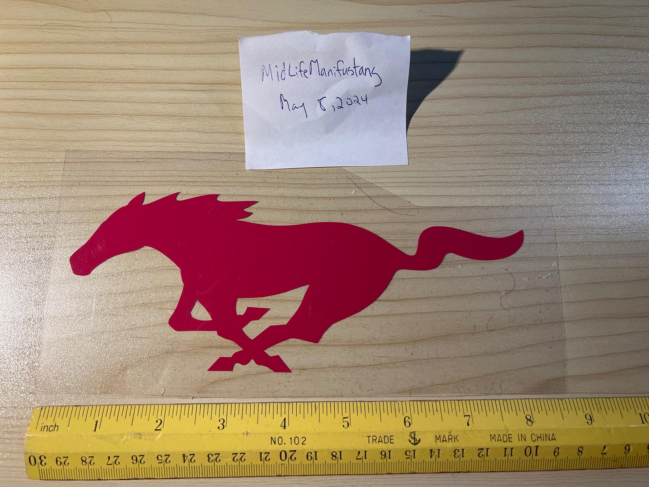 S650 Mustang Mustang Iron-On Horse image
