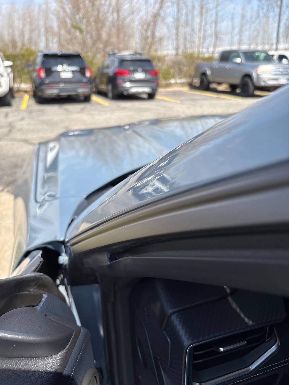 S650 Mustang Weather Strip Has Hole In It. Normal? image