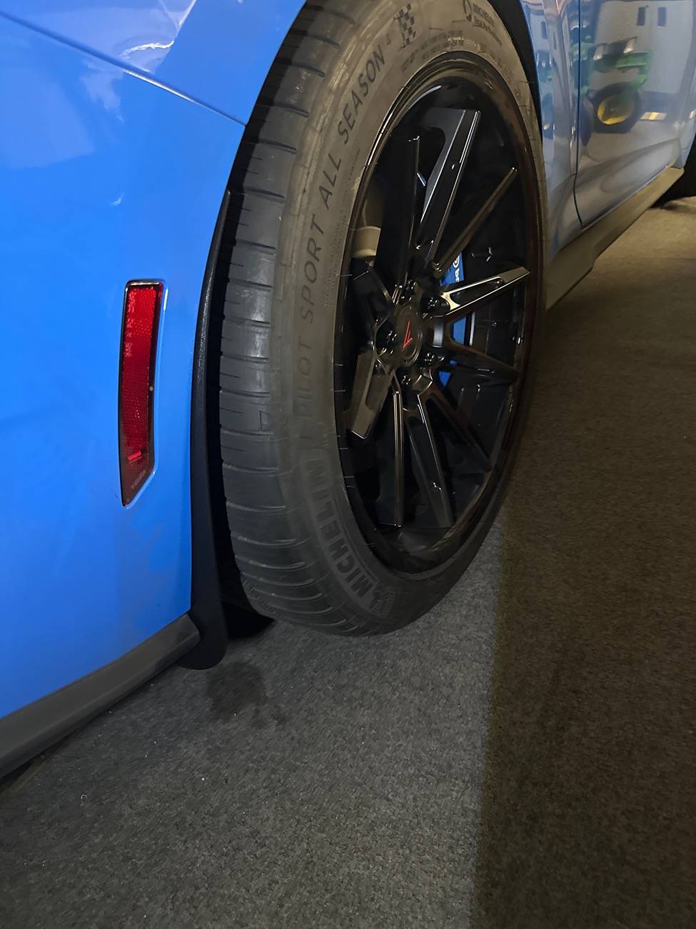 S650 Mustang ZL1 Addons, Inc. S650 Deluxe Rock Guards install image