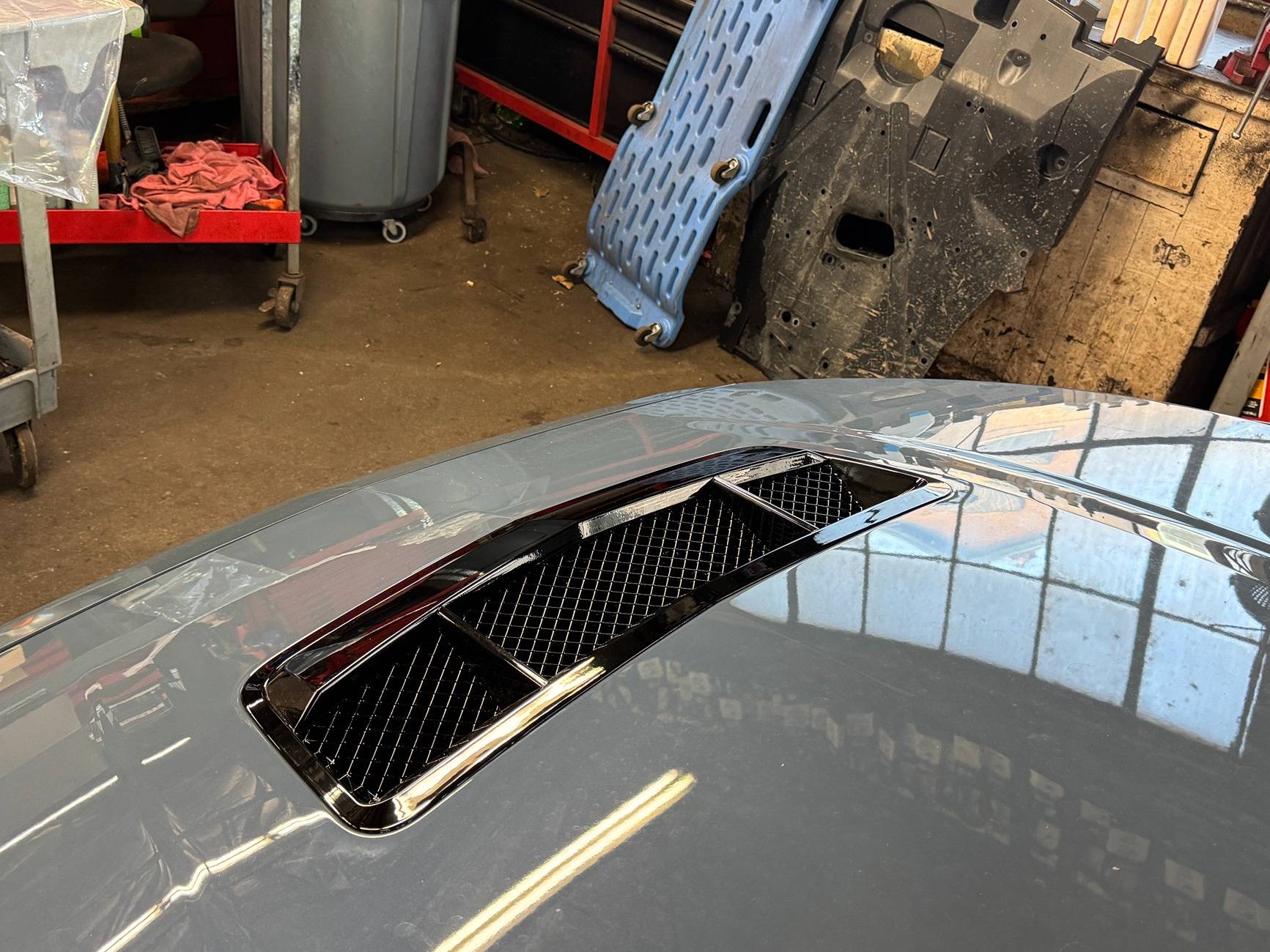 S650 Mustang Shelby style hood vent image