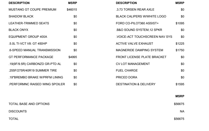 S650 Mustang 2024+ Mustang S650 Orders Tracking List & Stats [Enter Yours!] image