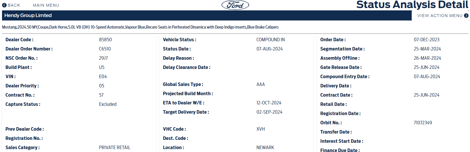 S650 Mustang S650 UK orders image