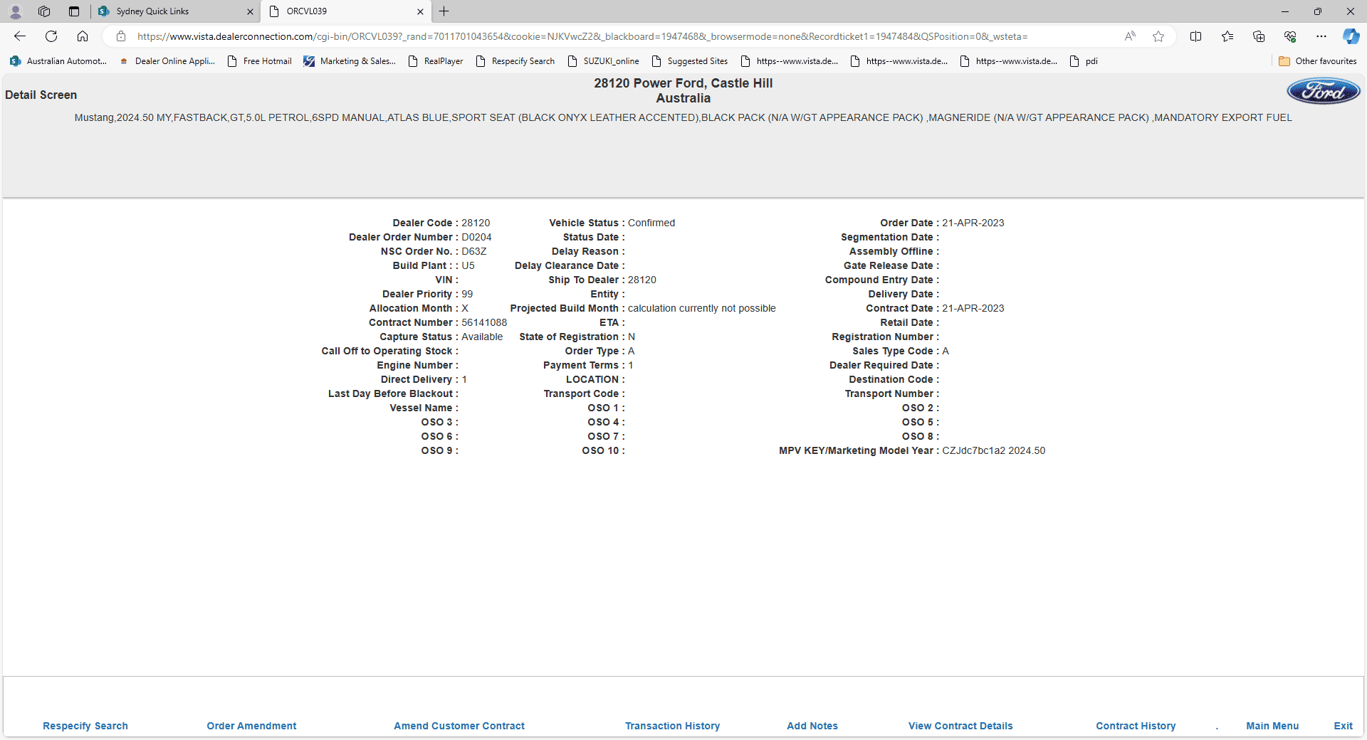 S650 Mustang 2024 Mustang Australia (AU) Pricing and Timing Schedule image001