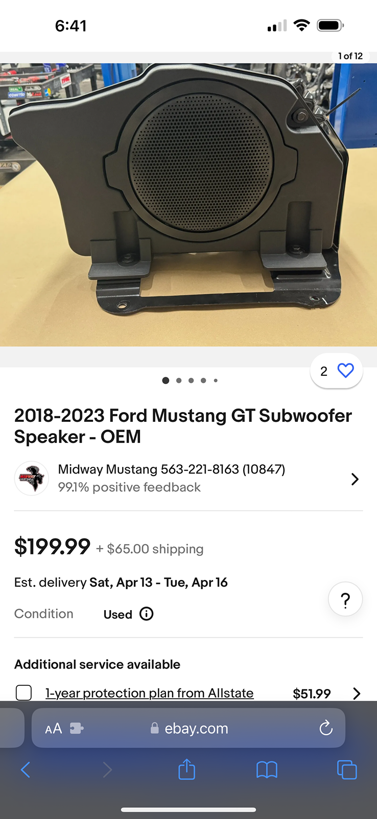 S650 Mustang 24 GT Premium Subwoofer Help? IMG_0245