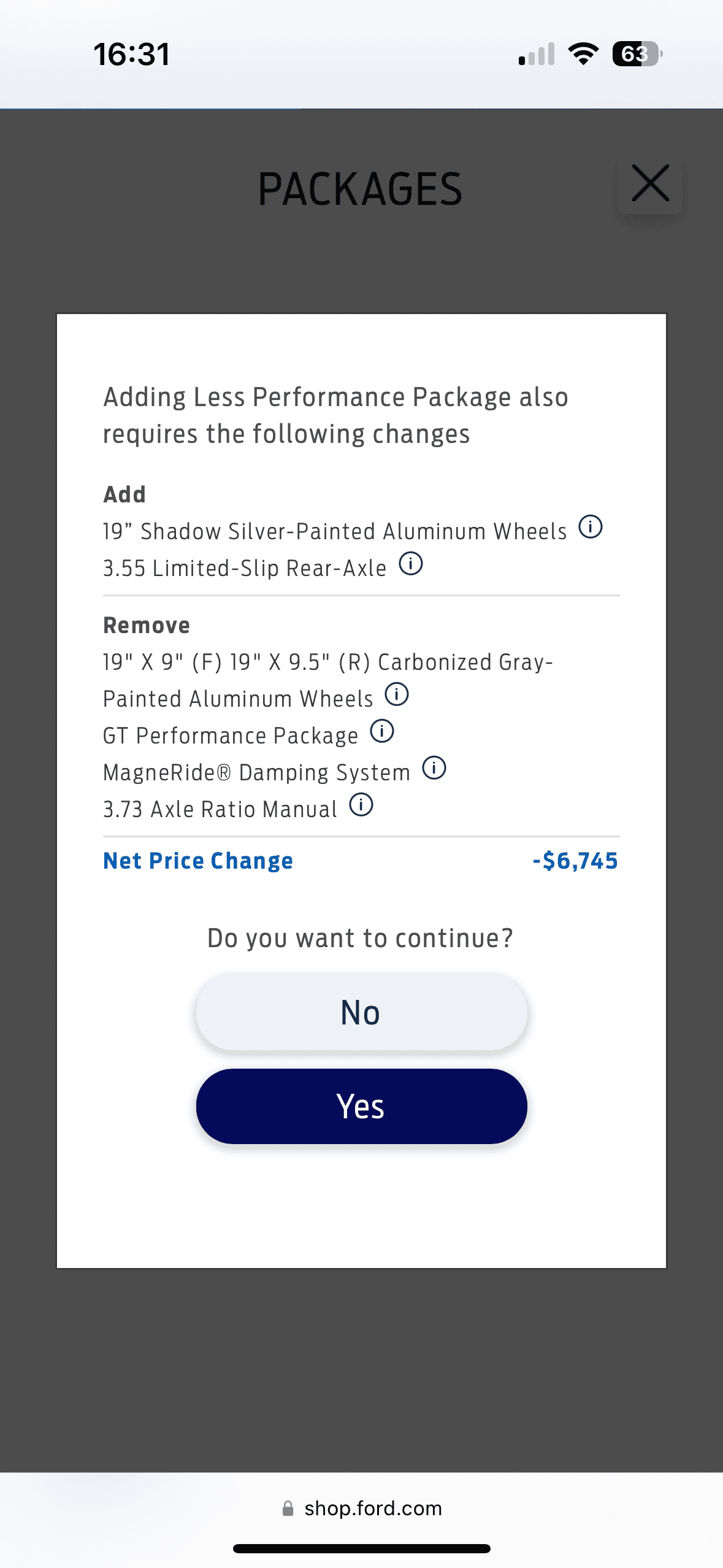 S650 Mustang New "Less performance package" on gt build site? IMG_0254