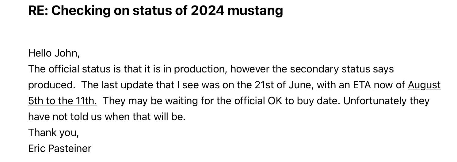 S650 Mustang Ford chat updates on ETA IMG_0333