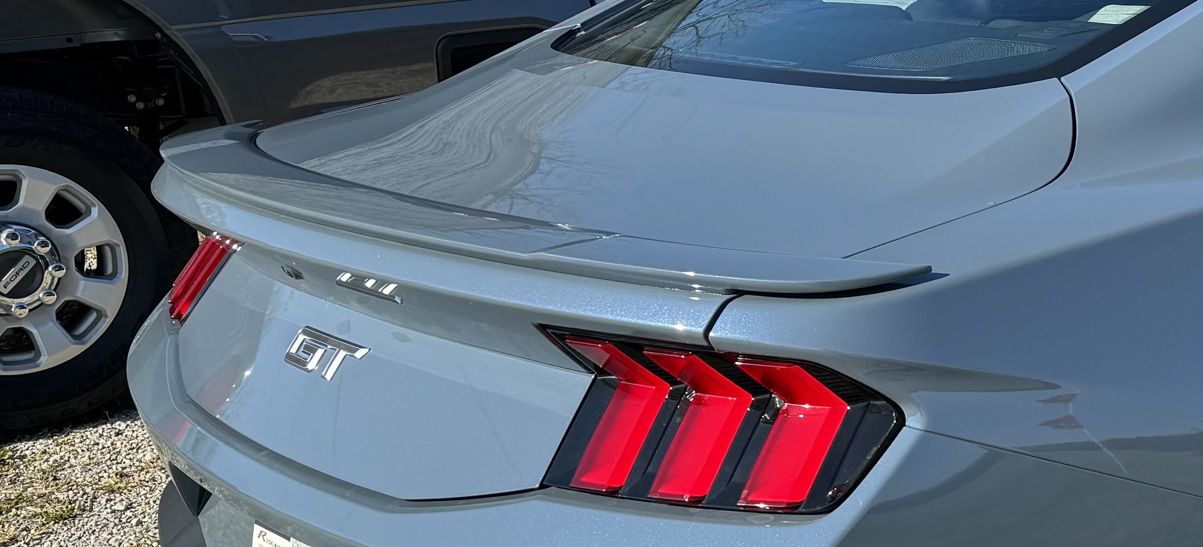 S650 Mustang Vapor Blue “Spoiler Delete” Rear Decklid - trade for mine with deck mount spoiler? IMG_0465