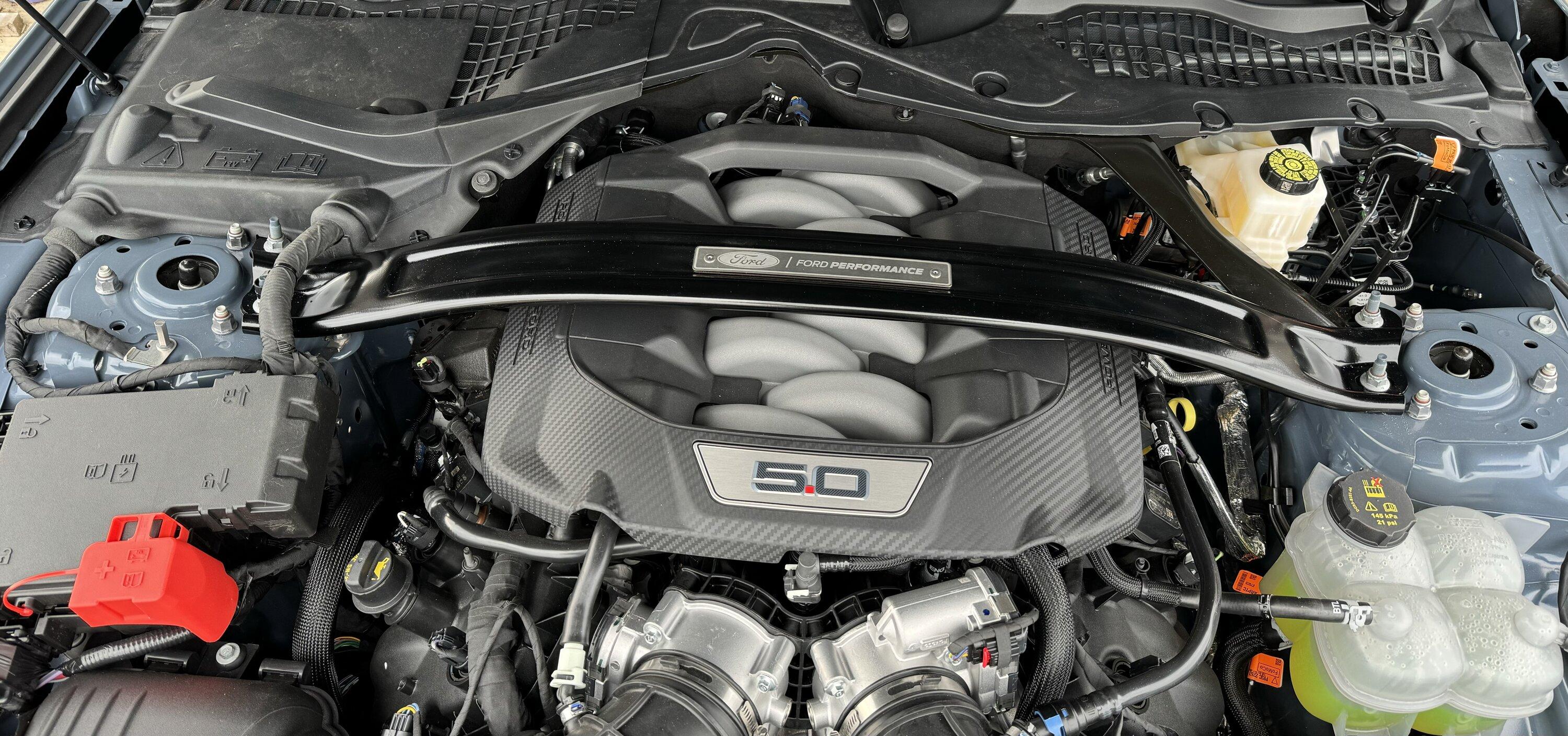 S650 Mustang DIY (photo essay) for Ford Performance under hood strut brace kit IMG_0645