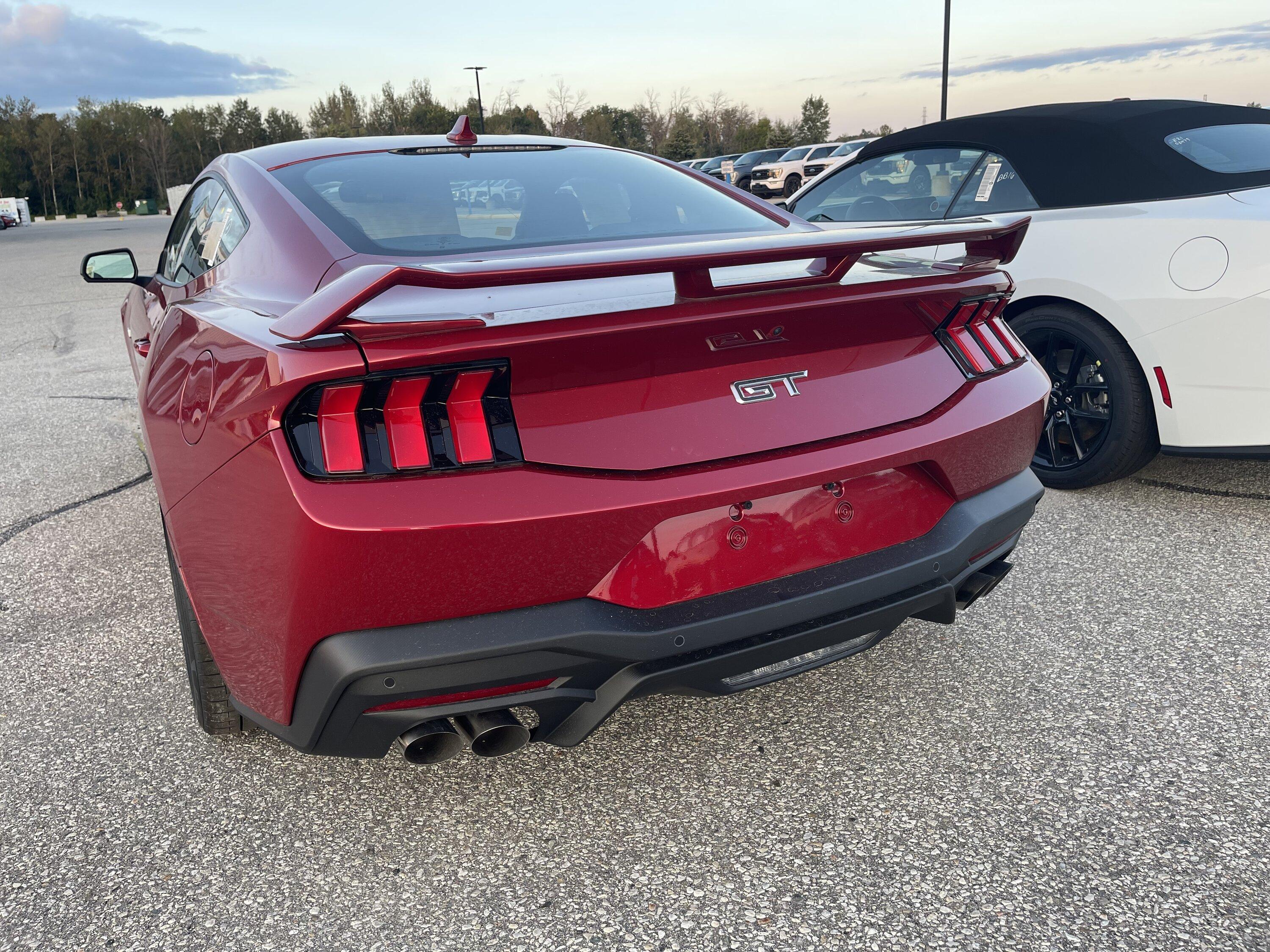 S650 Mustang Just wow! White GT convertible spotted IMG_0874