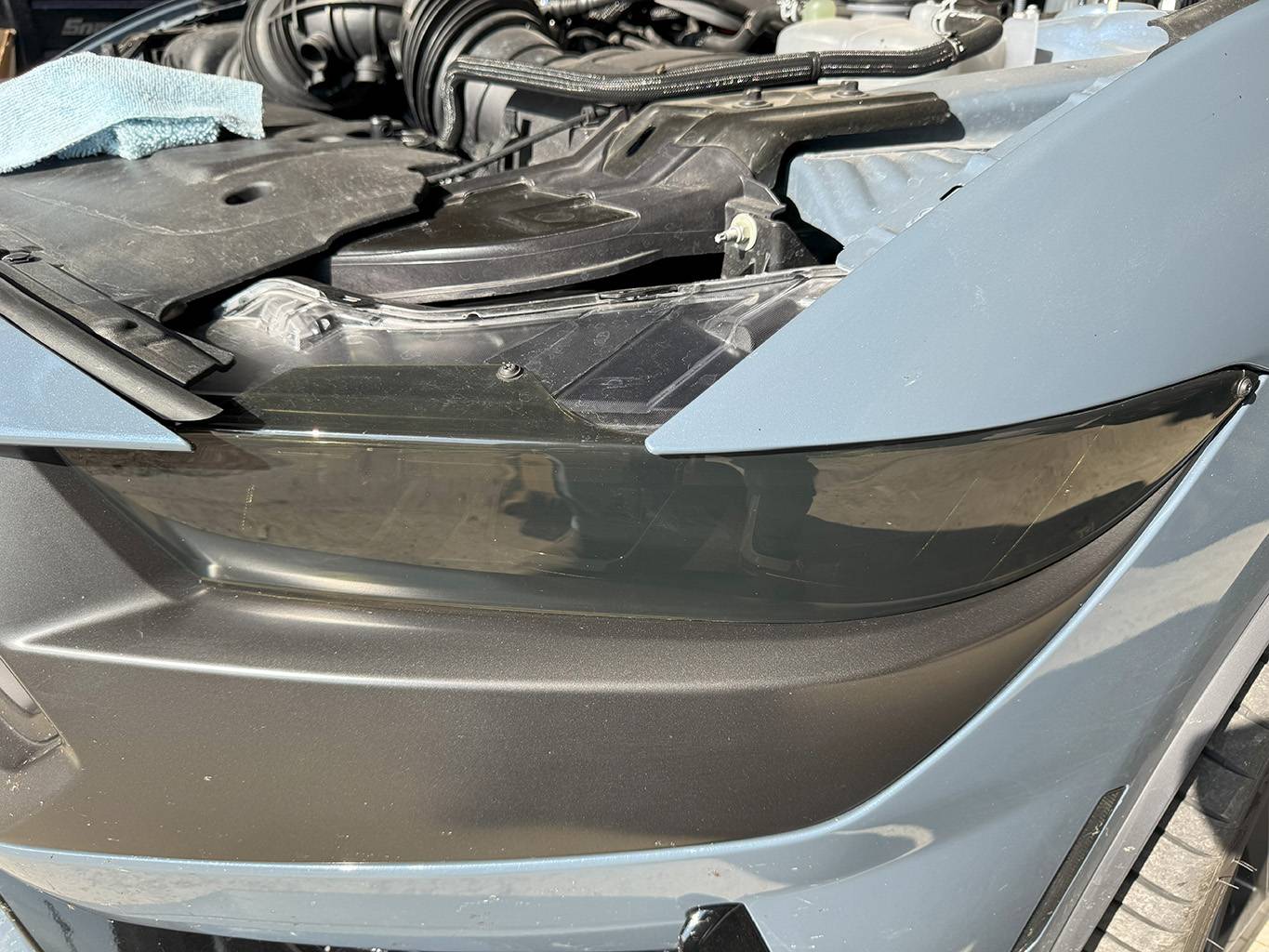S650 Mustang Tinting headlamp covers IMG_0894