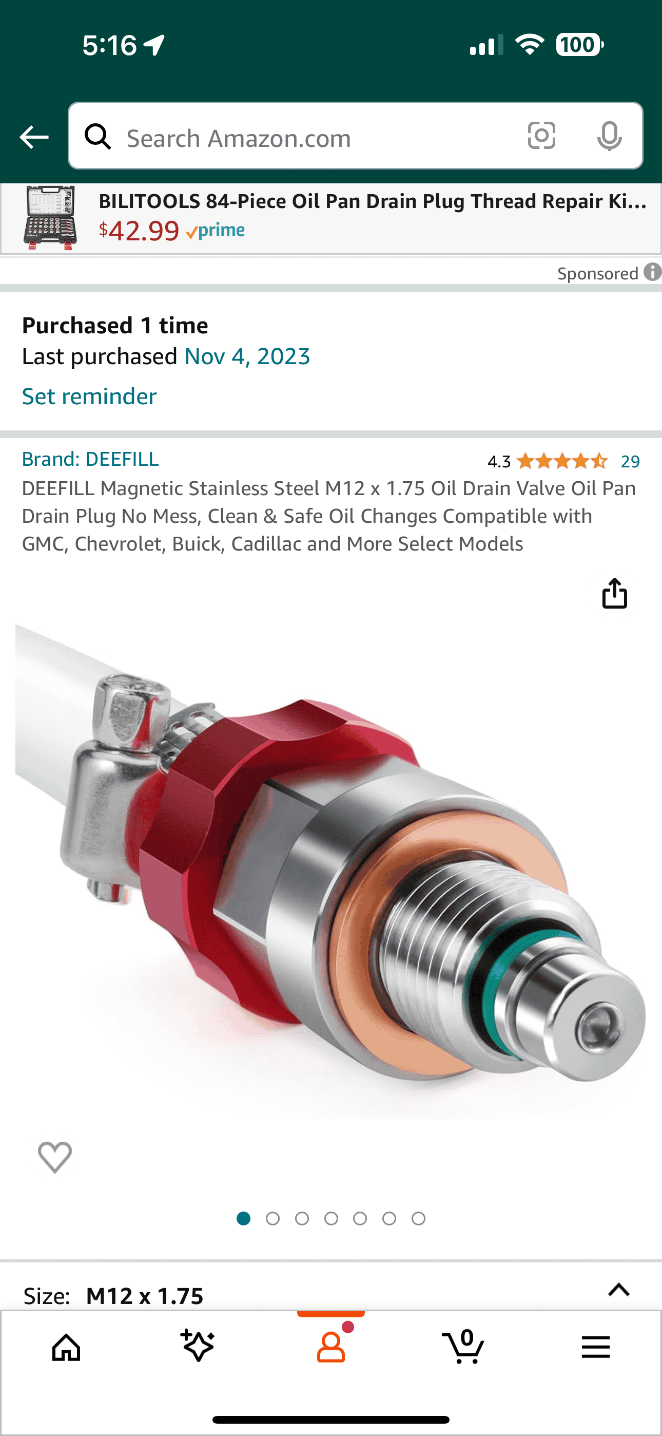 S650 Mustang Oil drain plug replacement brand recommendations? IMG_0947