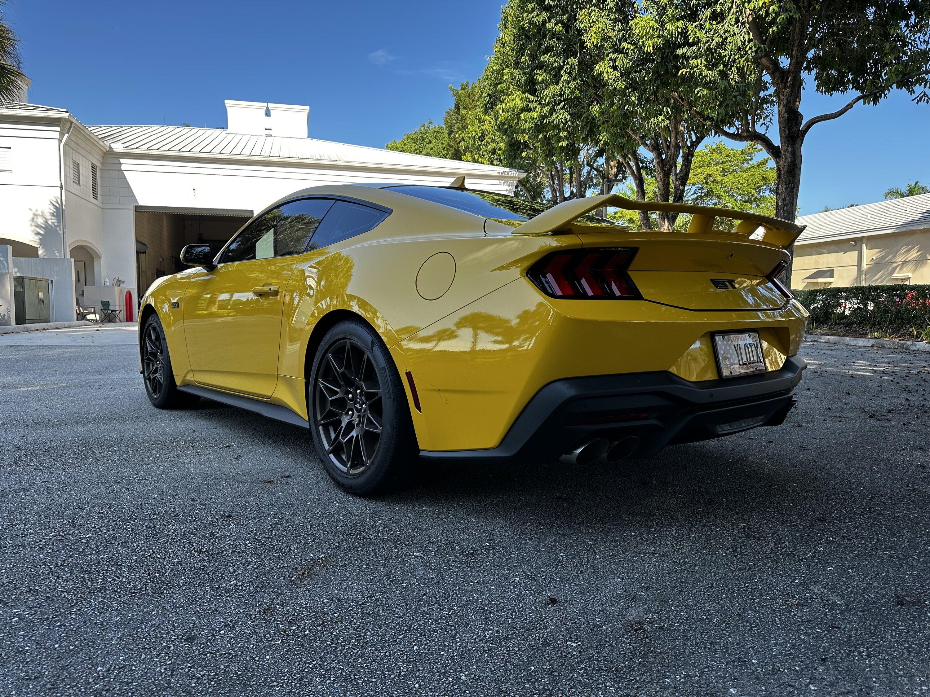 S650 Mustang Picked her up and my first shoot - Yellow Splash w/ BAP 2024 GT IMG_0965