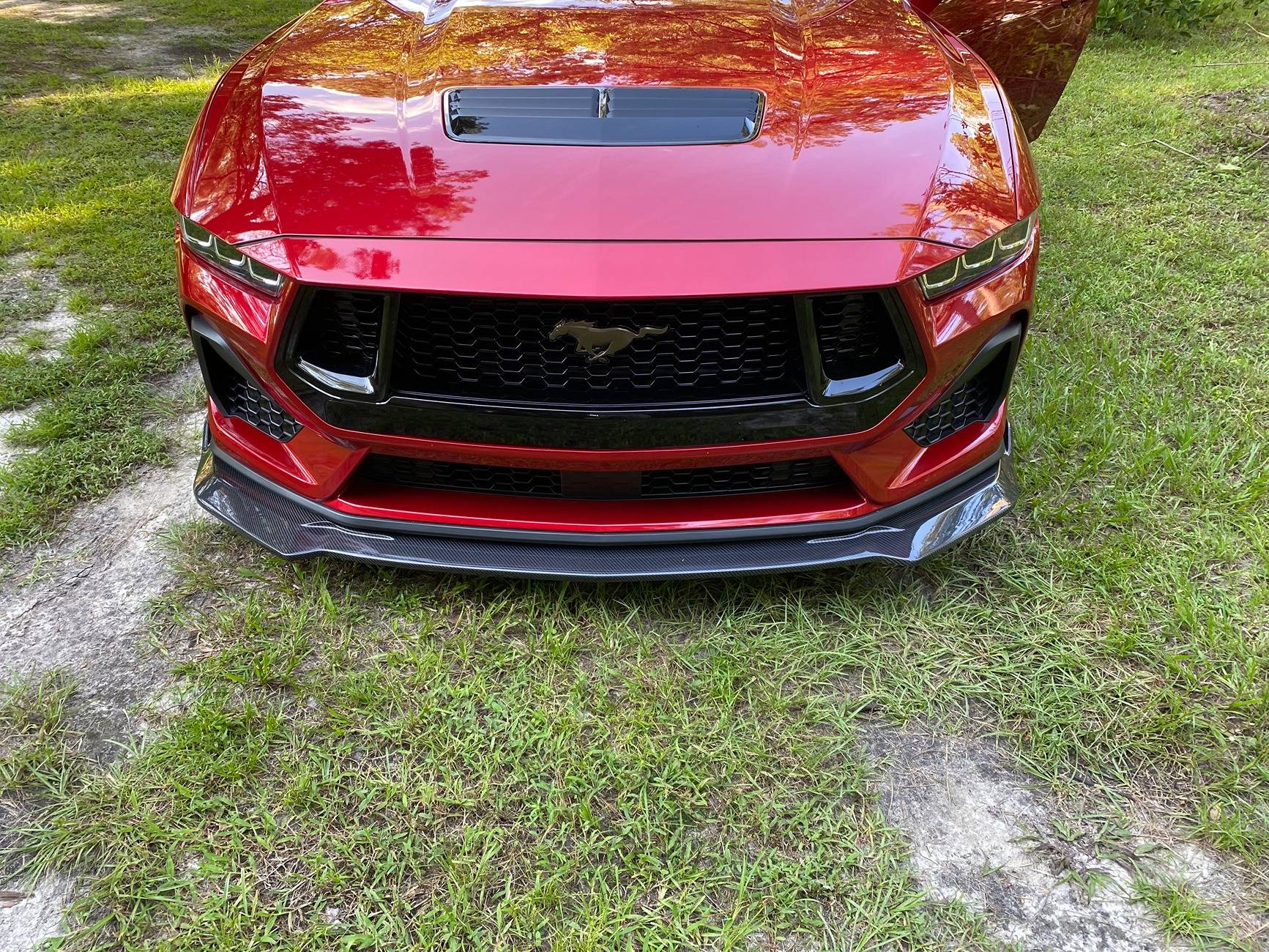 S650 Mustang EOS Carbon Fiber Front Splitter Extension IMG_1156
