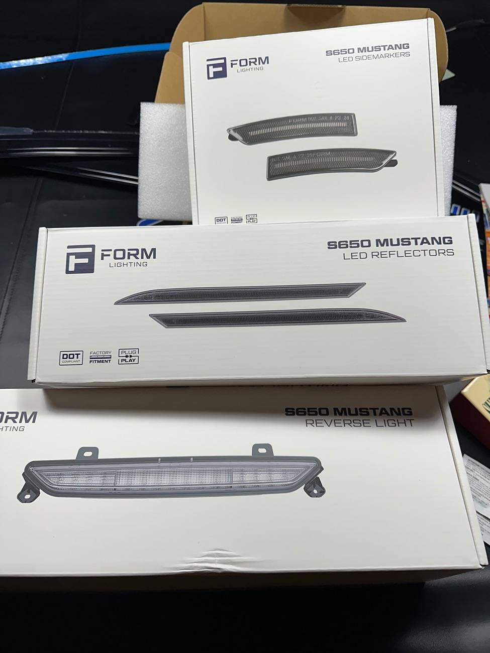 S650 Mustang New S650 LED Reverse light and 4th Brake Light | FORM Lighting IMG_1688