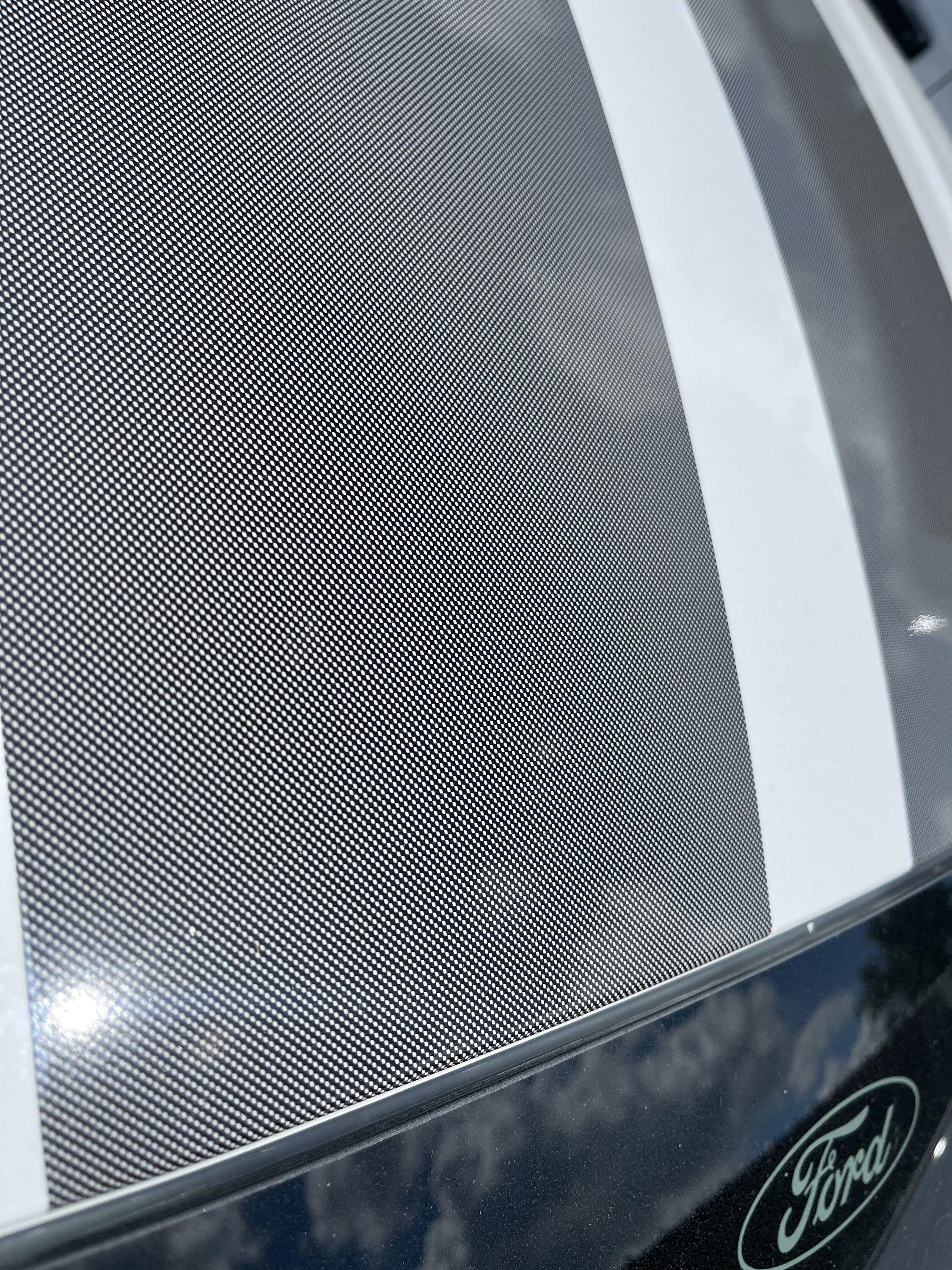 S650 Mustang Opaque factory stripes closeup photos IMG_1781