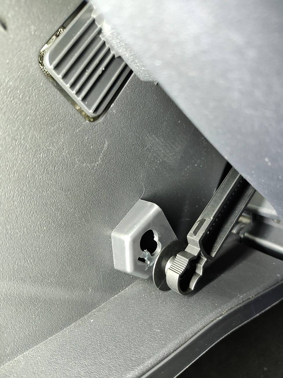 S650 Mustang How do I unhook the dampener on my 2024 glove box IMG_20250331_193906210
