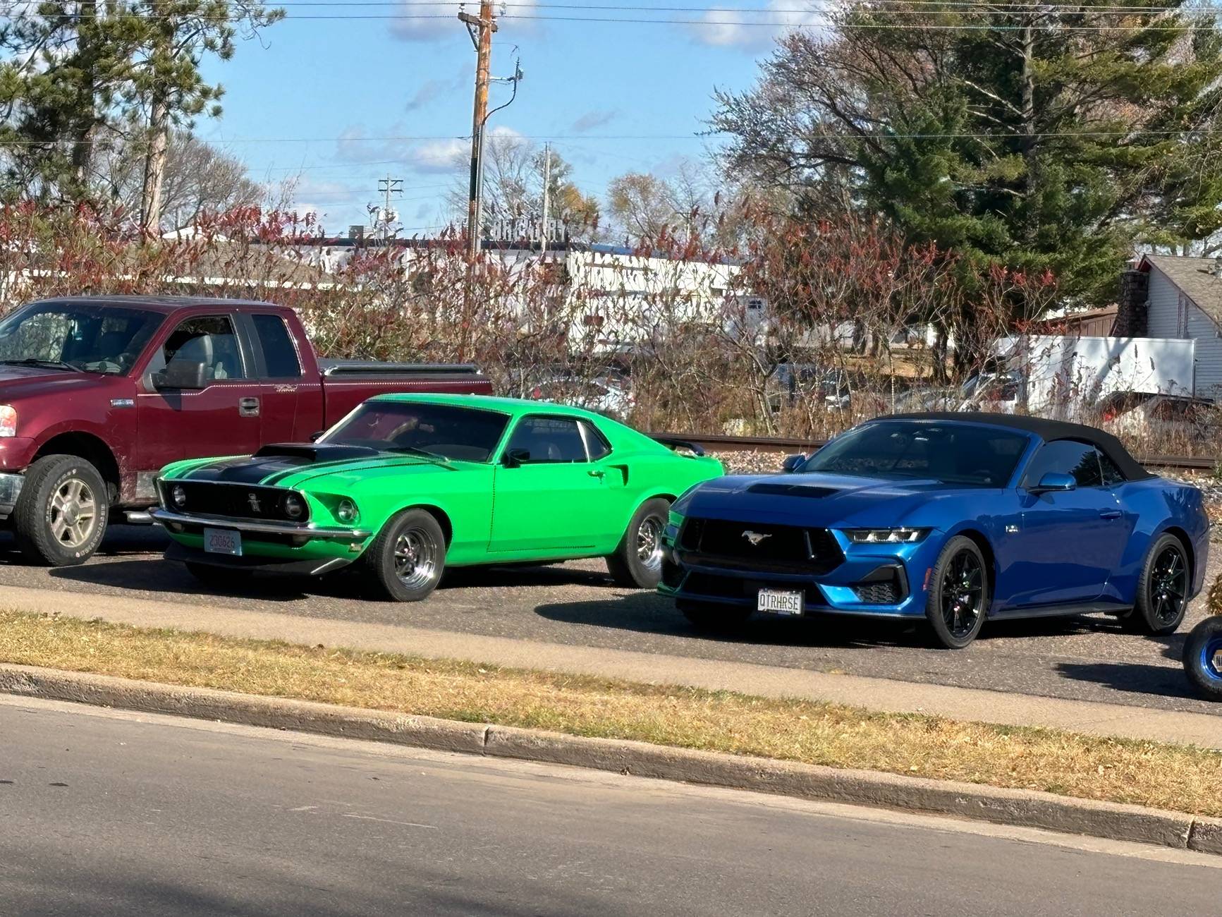 S650 Mustang Two Mustang Muscle Cars built 55 years apart. IMG_2140