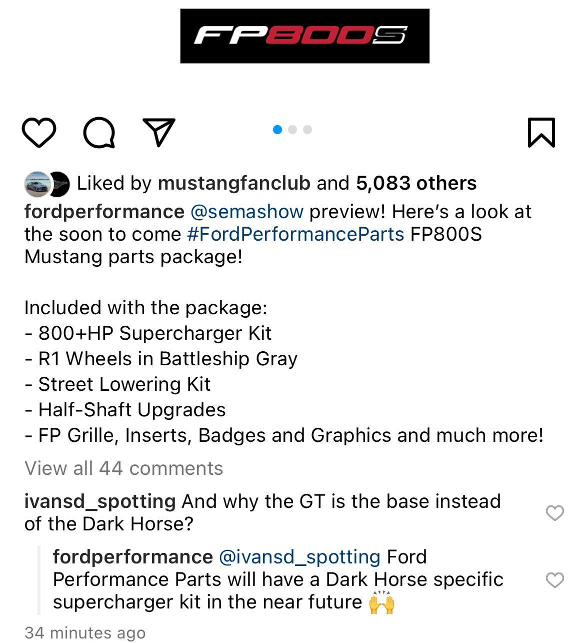 S650 Mustang New 2024 Mustang FP800S Ford Performance Street Packages Add Power, Suspension and Aero IMG_2335