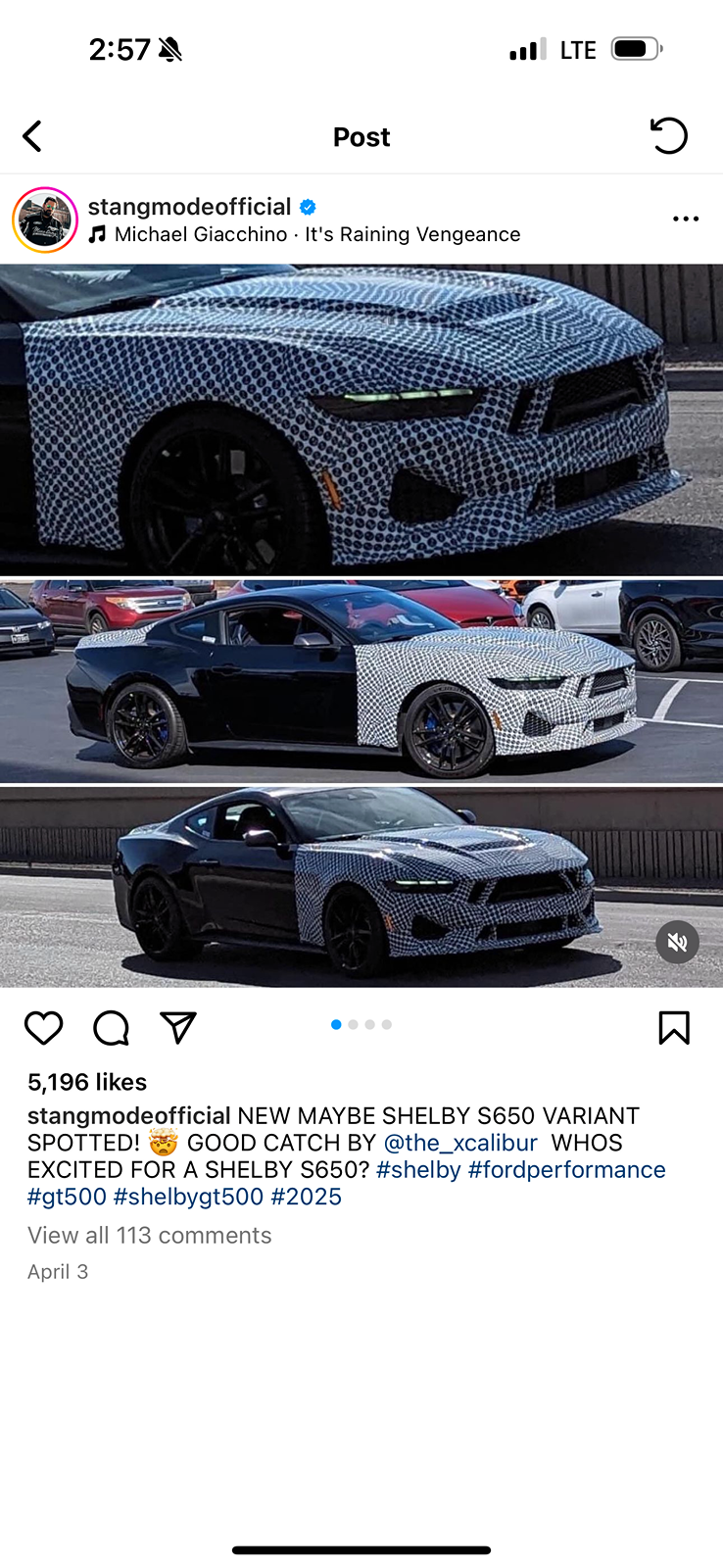 S650 Mustang Ford Teases "New Addition to the Mustang Stable" Coming in 2025 IMG_2361
