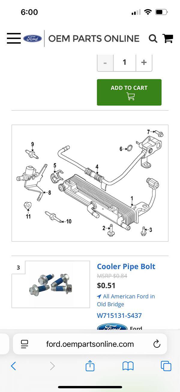 S650 Mustang Nonperformance Aux Trans cooler IMG_2466