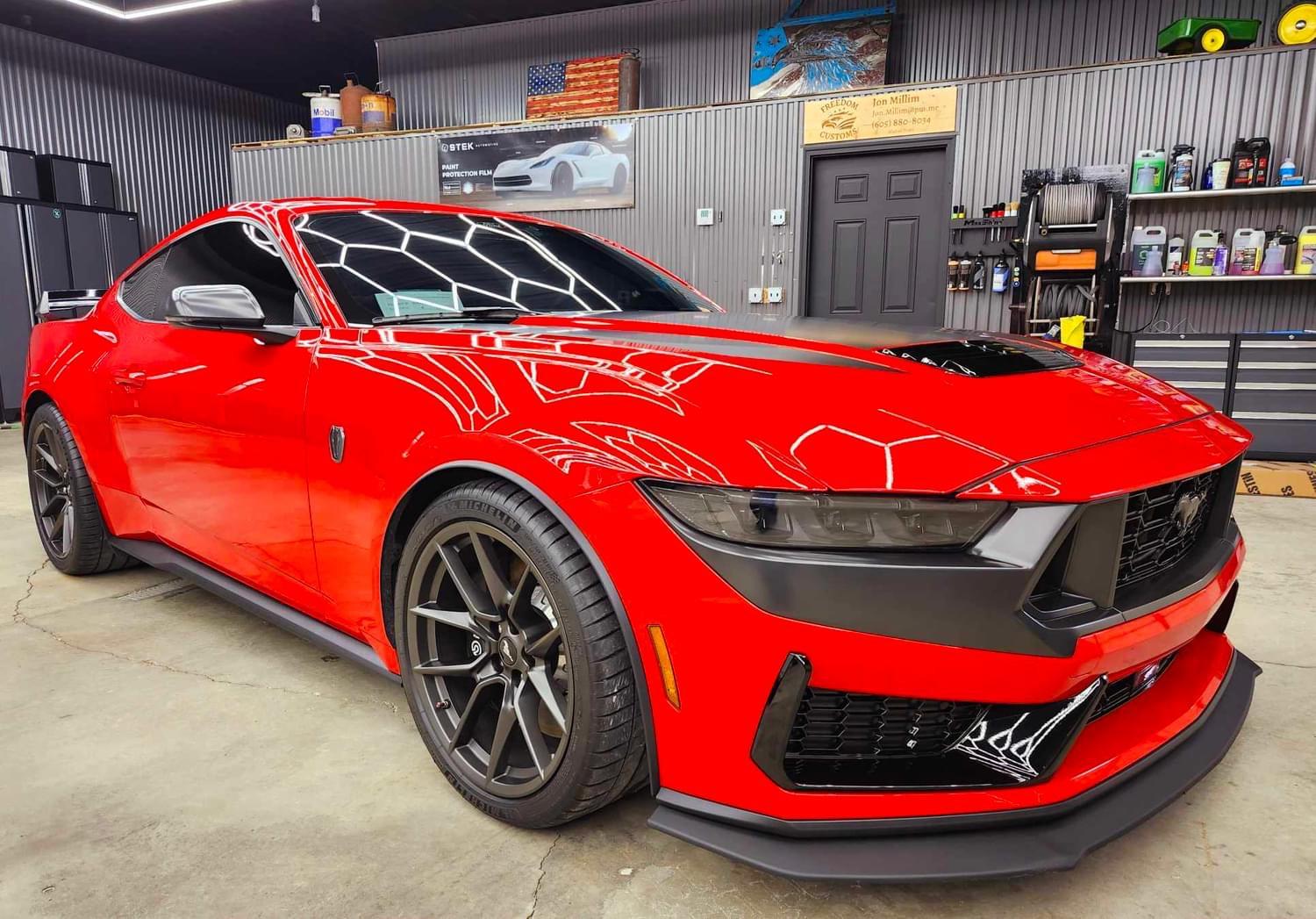 S650 Mustang Ceramic Coat on the Dark Horse Install Complete! IMG_2513