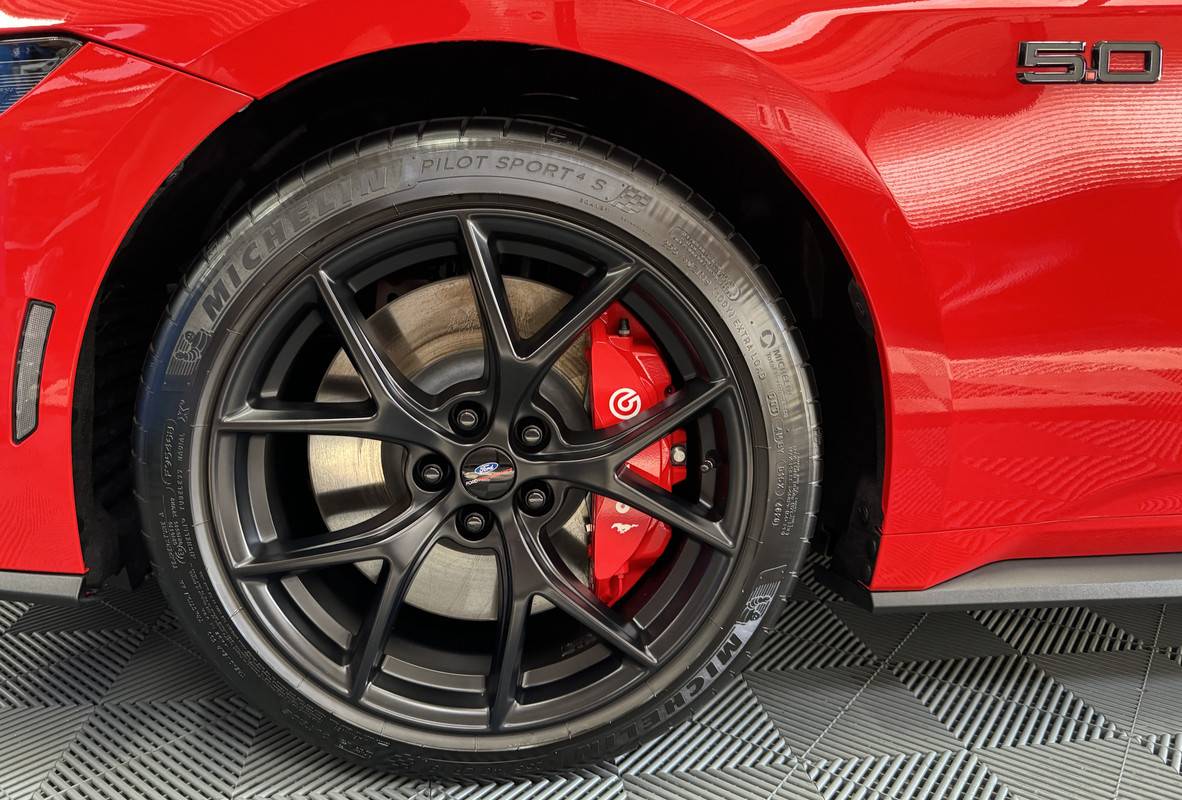 S650 Mustang Ceramic coat on matte stripes IMG_2513