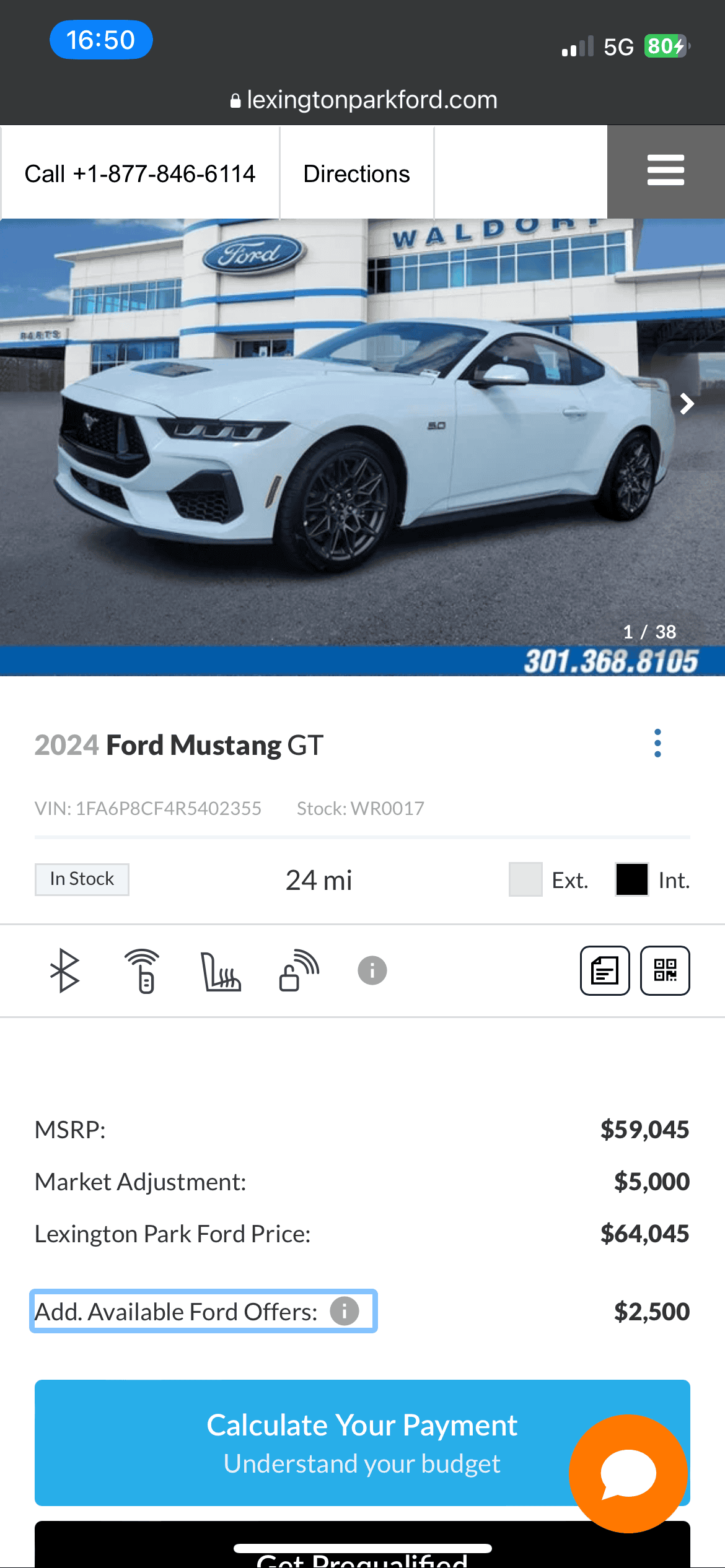 S650 Mustang Dark Horse MSRP + Markups ... no way to buy !! IMG_2527