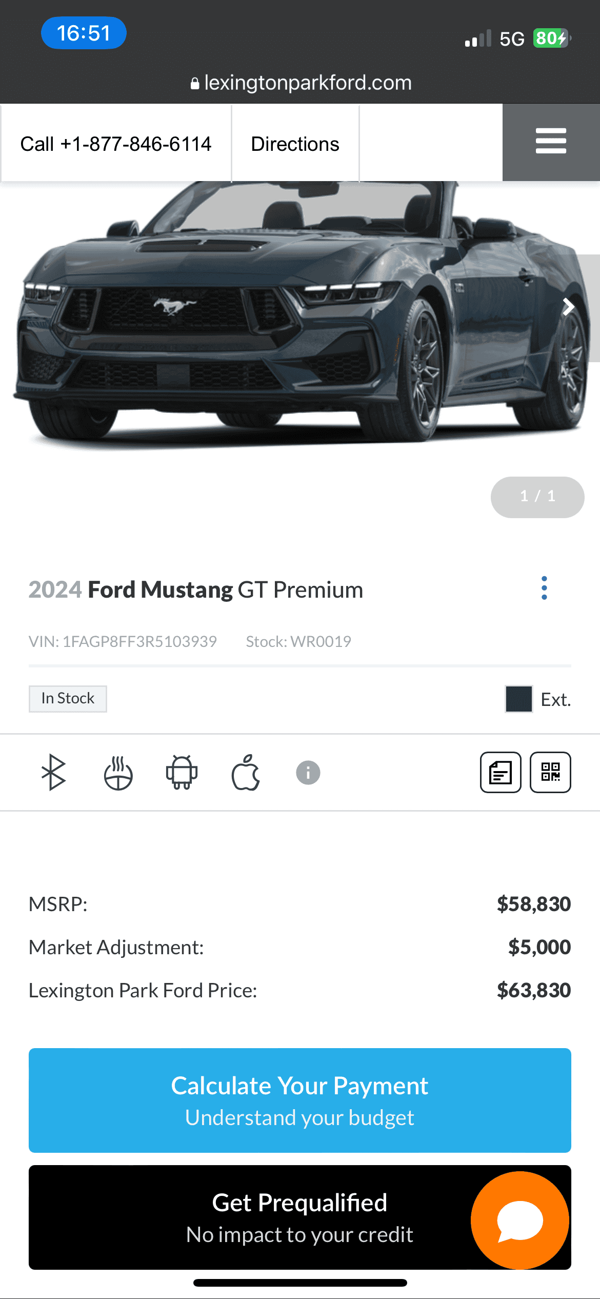 S650 Mustang Dark Horse MSRP + Markups ... no way to buy !! IMG_2528