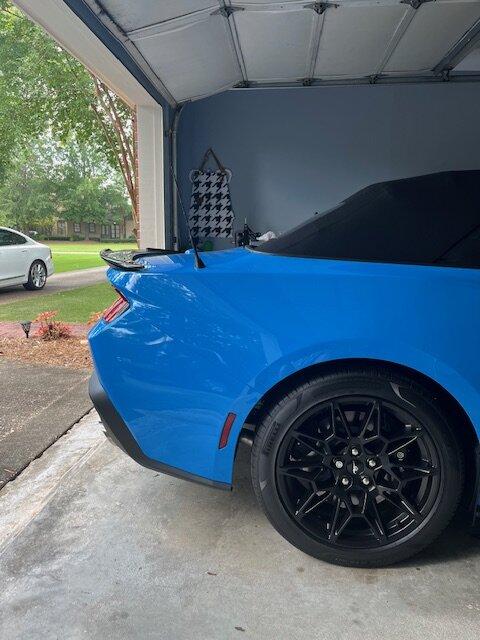 S650 Mustang Black Bumper Sections Painted Body Color (GT) IMG_2704