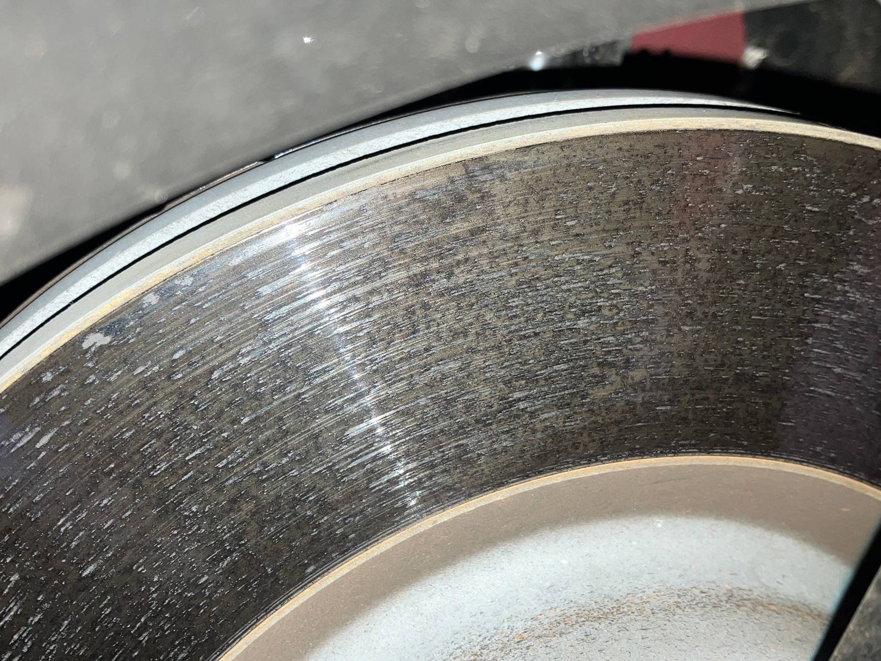 S650 Mustang Pad Material Buildup on Rotors IMG_2715