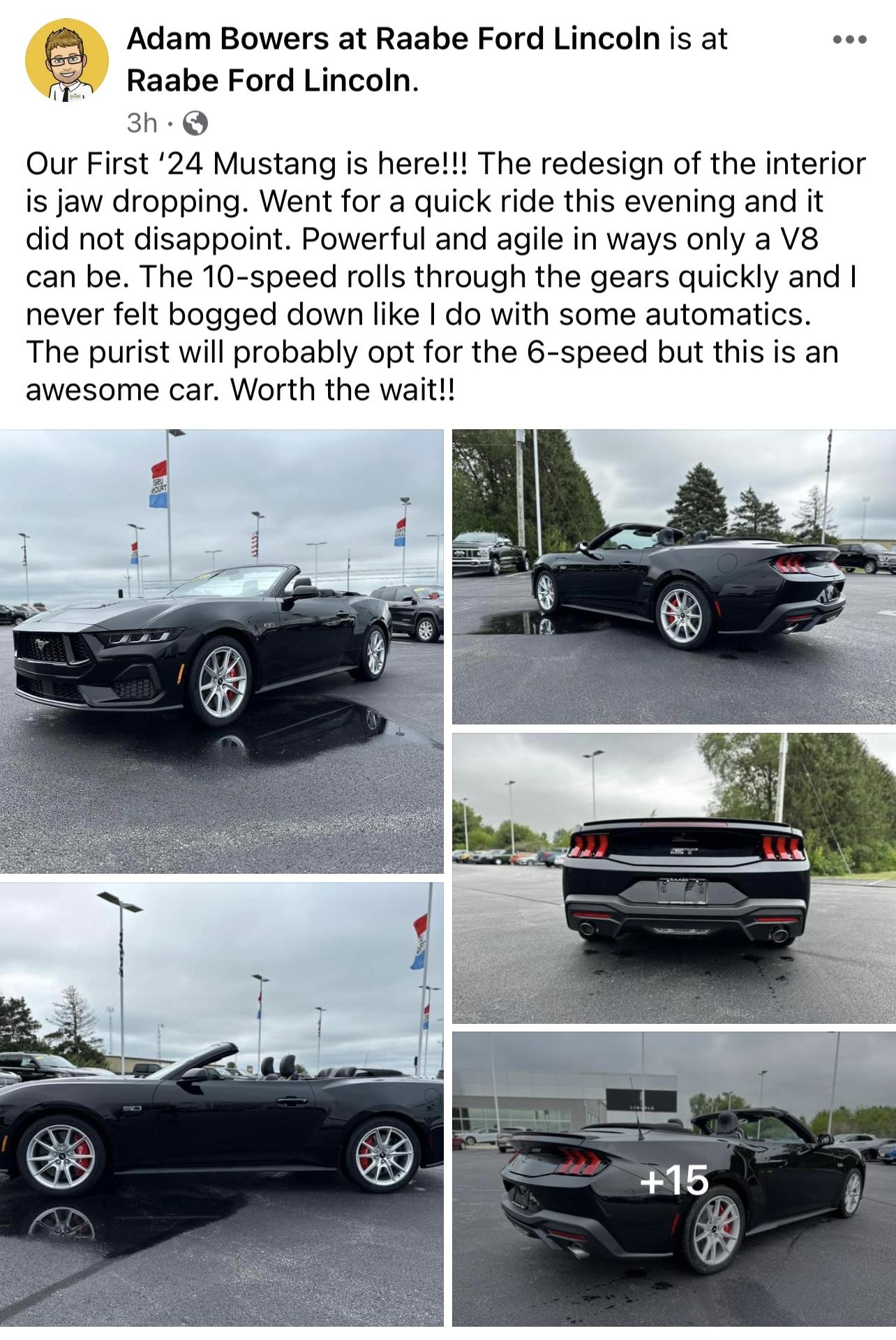 First 2024 Mustang orders being shipped to dealers now! Page 45