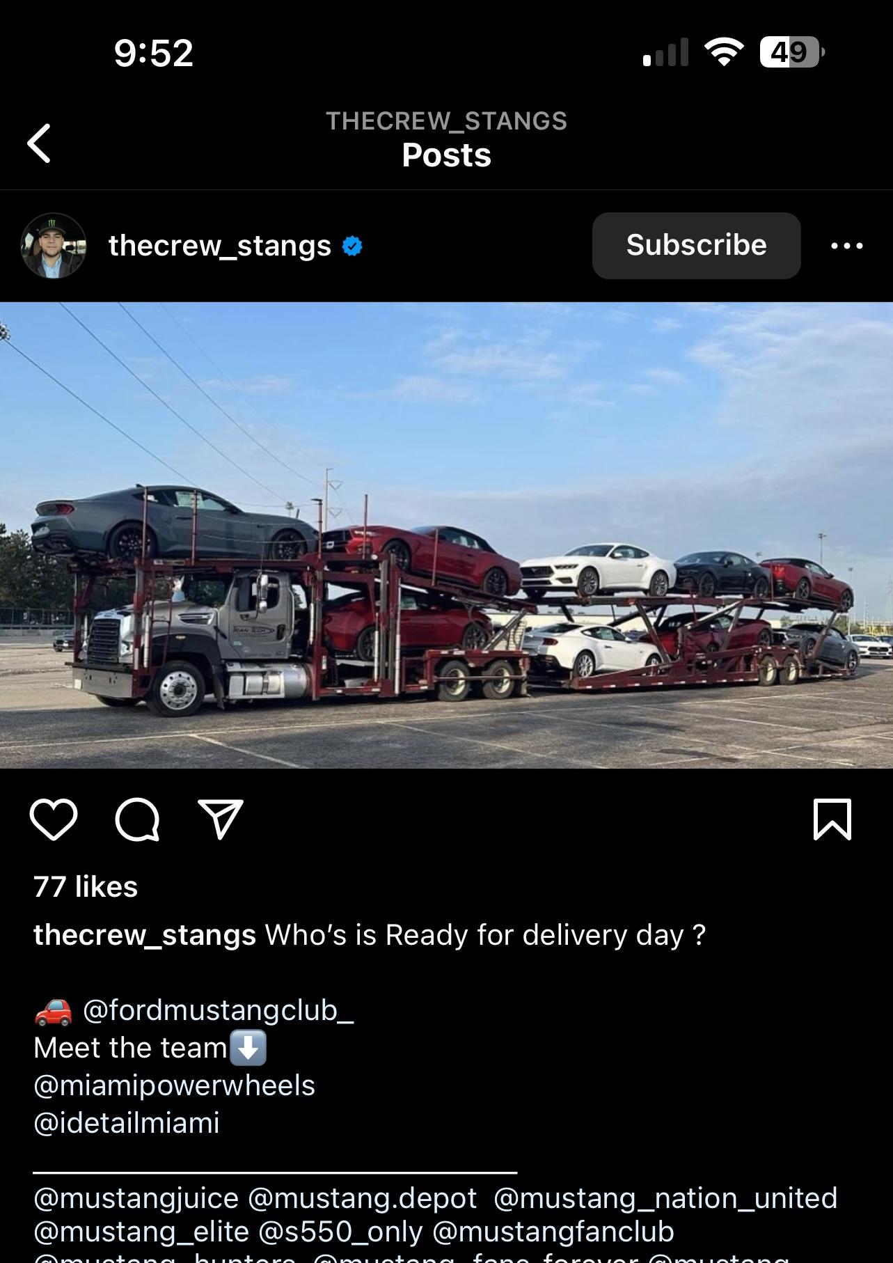 S650 Mustang Ford chat updates on ETA IMG_3117