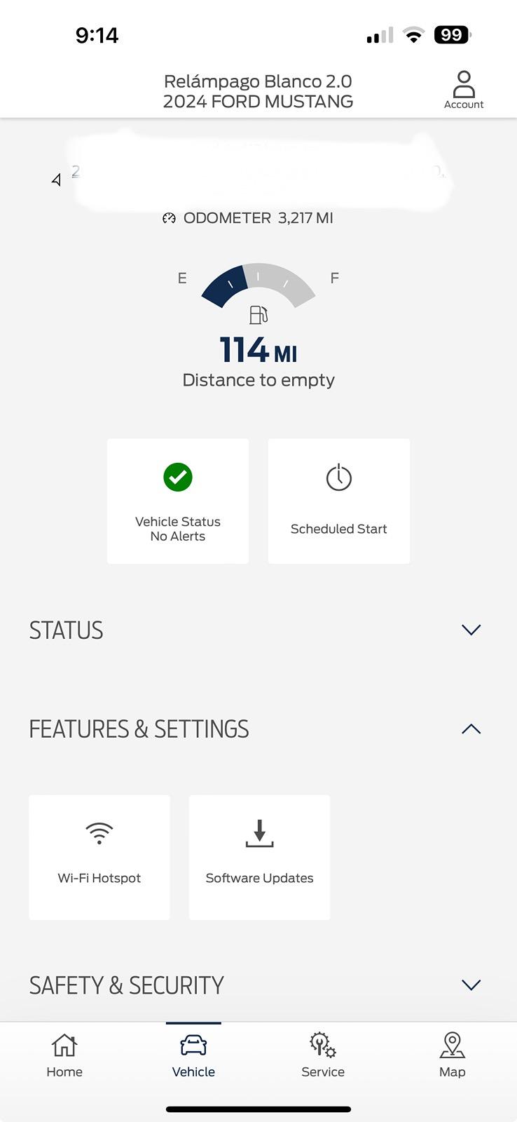 S650 Mustang First OTA software update IMG_3349