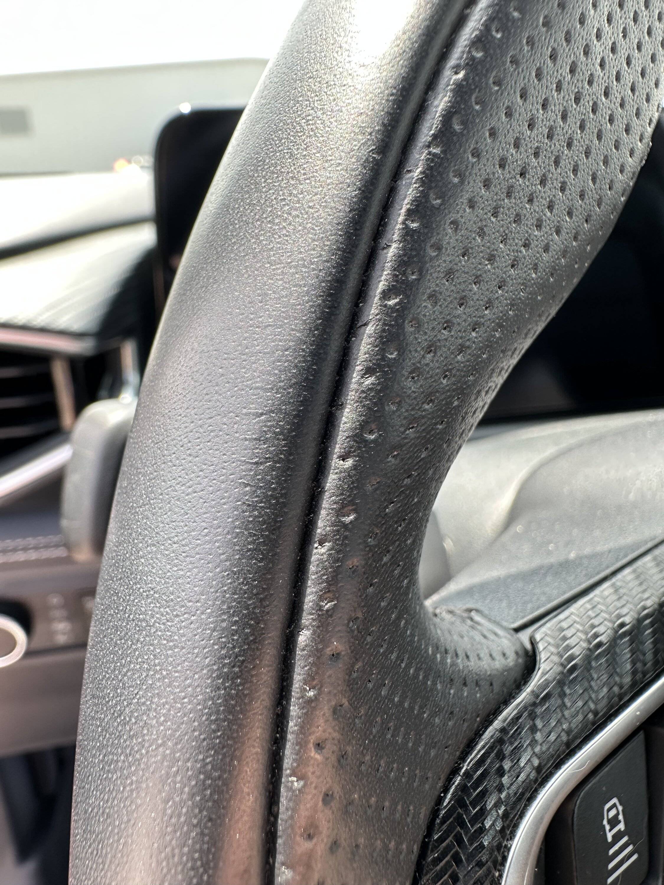 S650 Mustang Steering Wheel Leather Deterioration? IMG_3467