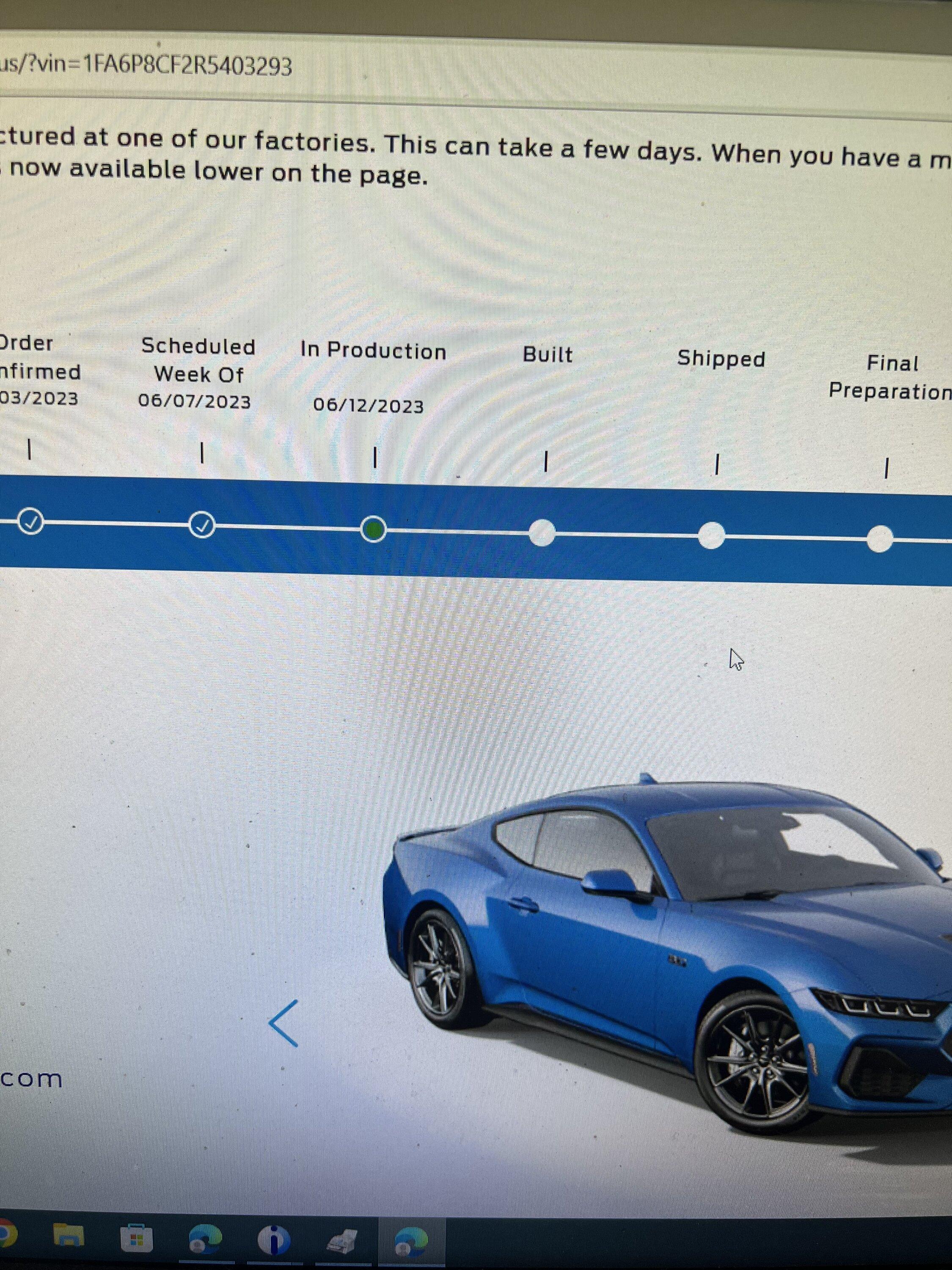 S650 Mustang In production boys! As of 6/7 ordered 4/2. IMG_3525