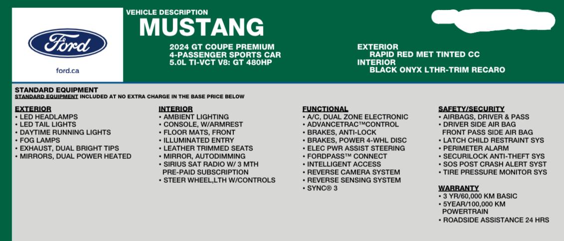 S650 Mustang WINDOW STICKER FOR CANADIAN CUSTOMER ORDER!! IMG_3565