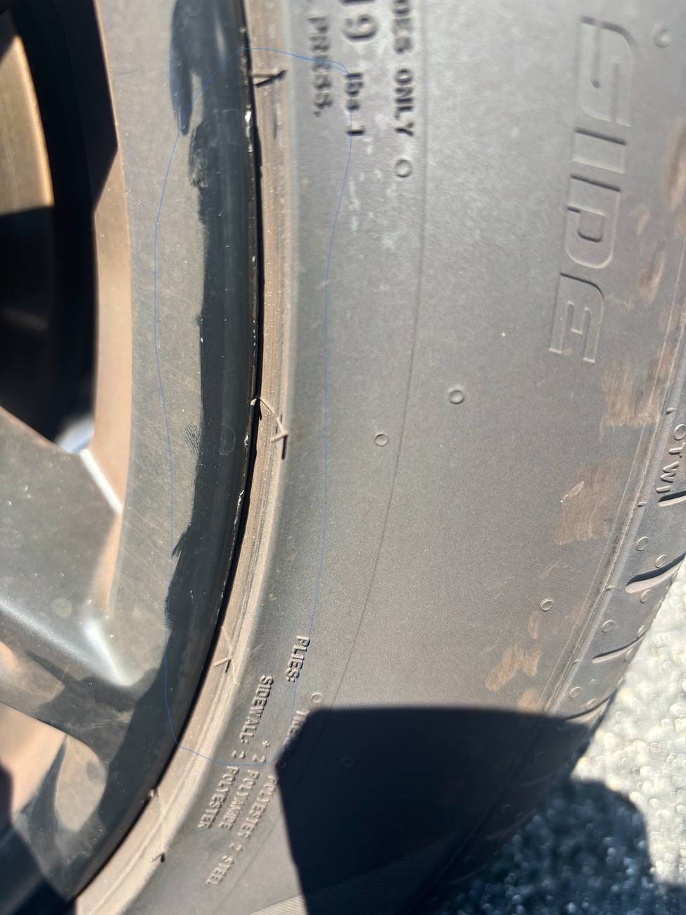 S650 Mustang Performance Pack Rim Defect IMG_3616