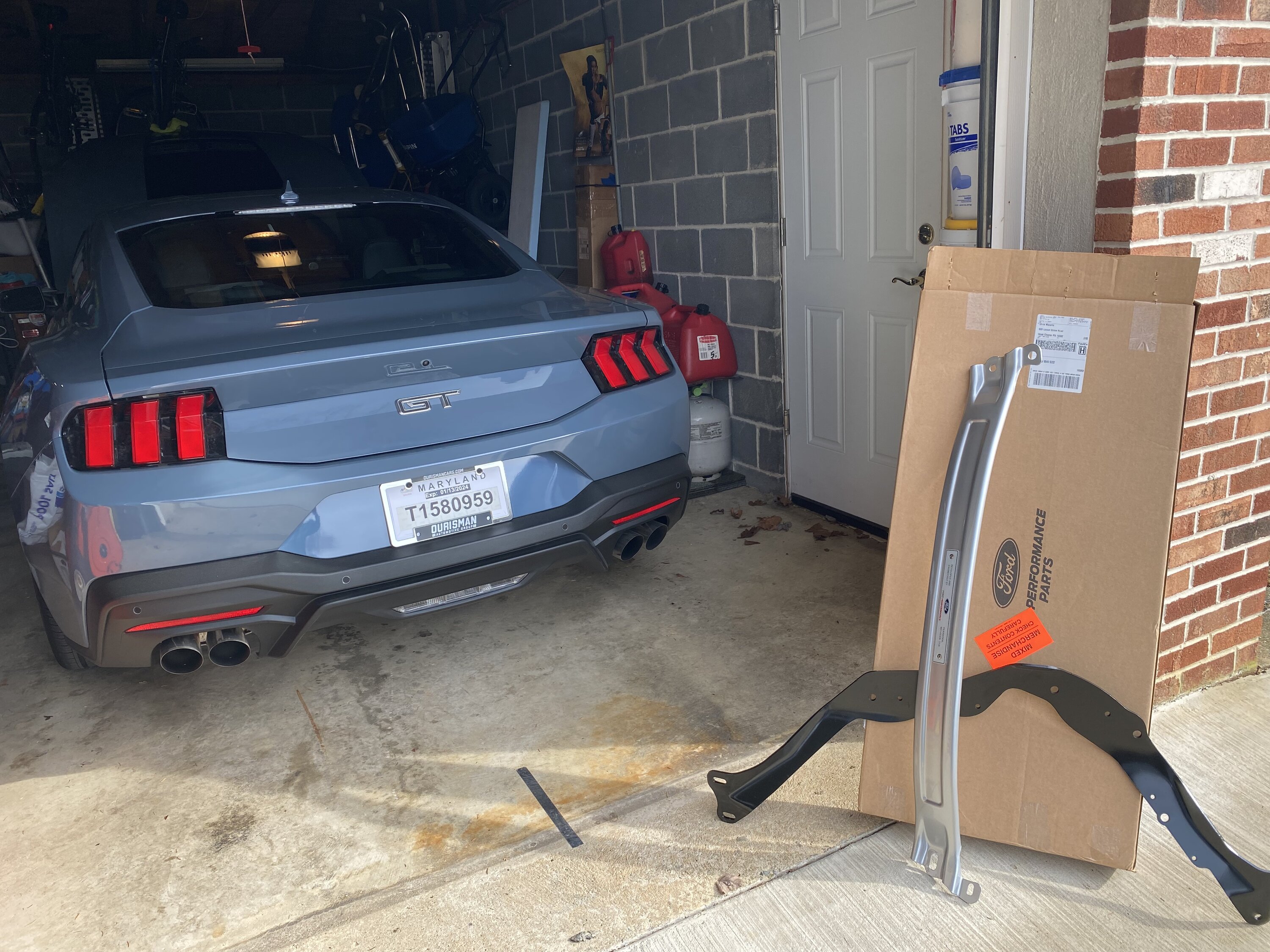 S650 Mustang DIY (photo essay) for Ford Performance under hood strut brace kit IMG_3830