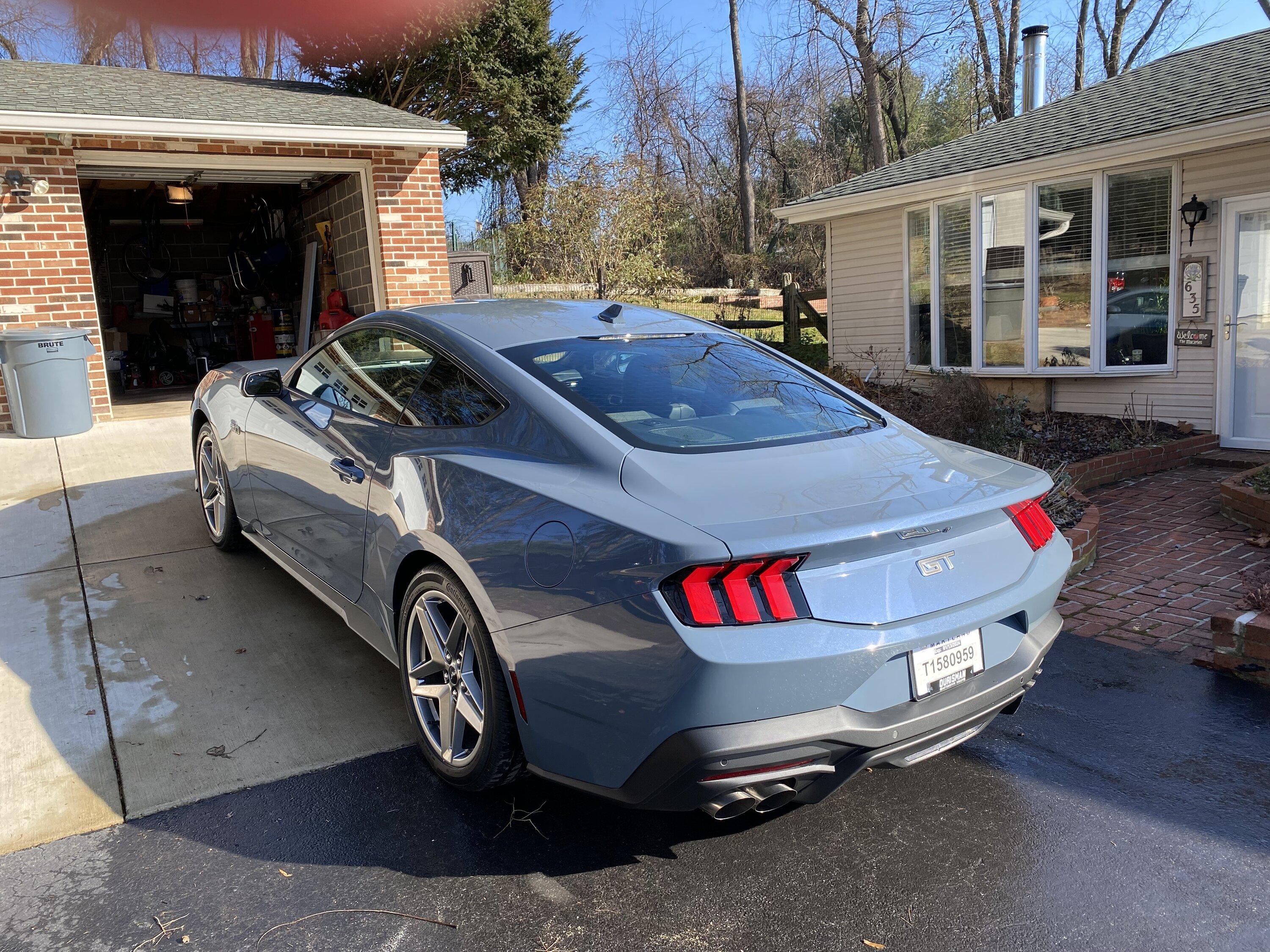 S650 Mustang Anyone taken delivery or seen in real life GT in Vapor Blue? IMG_3920