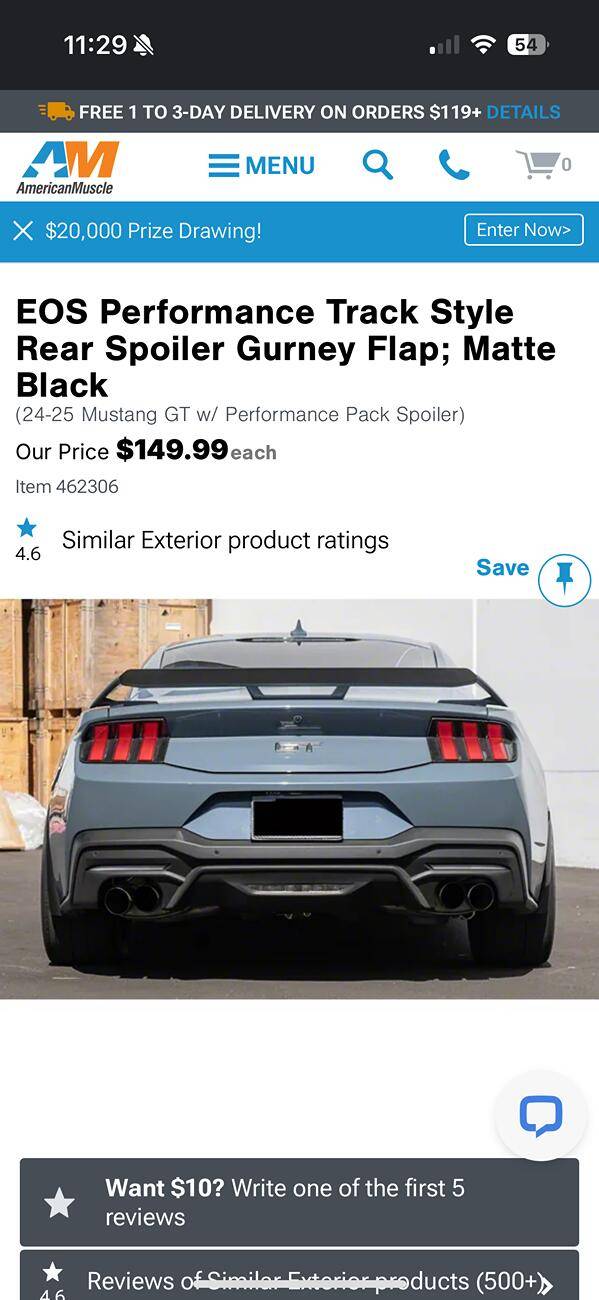 S650 Mustang Ordering Spoiler, has anyone else order this 1 IMG_3925