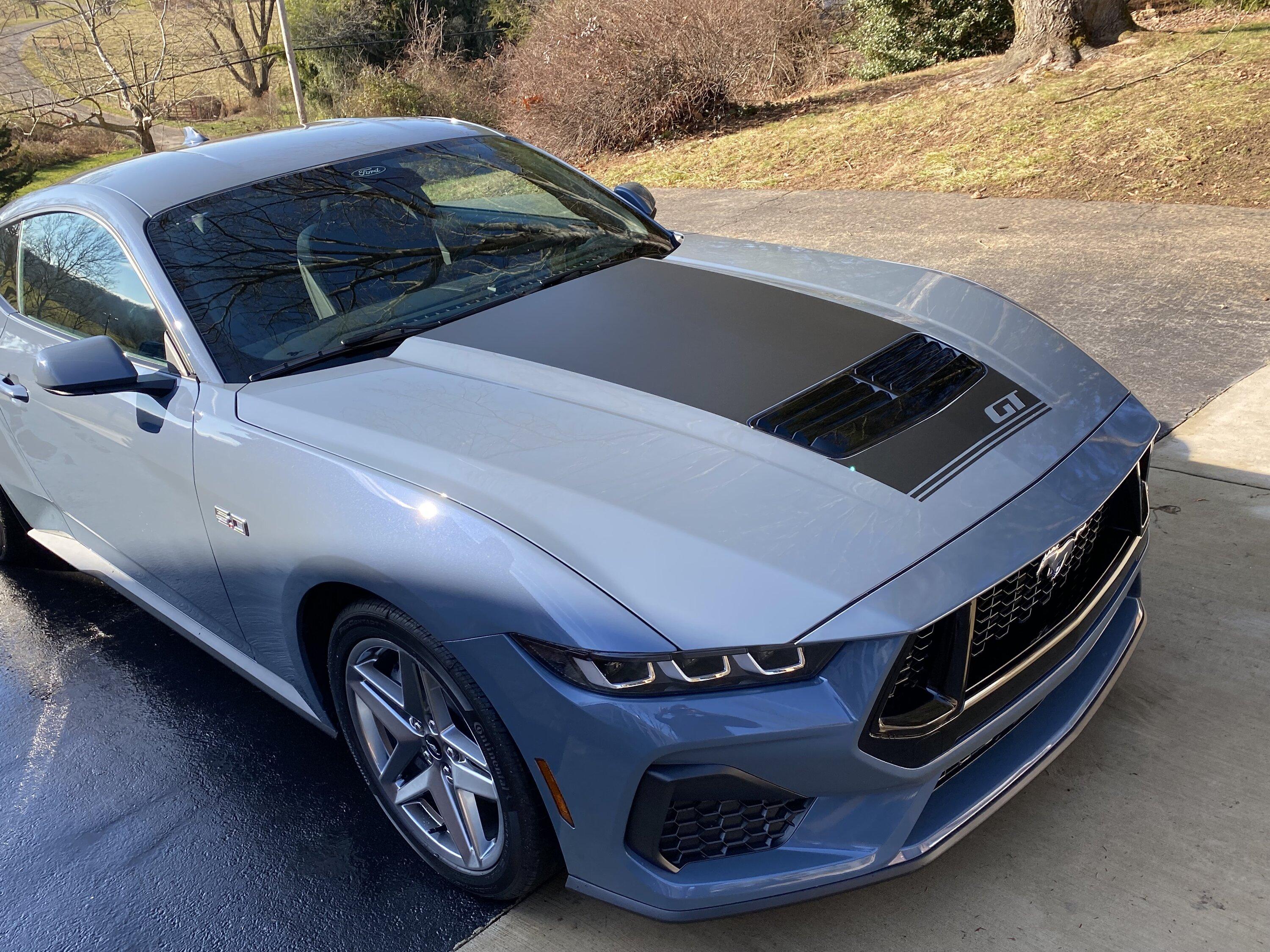 S650 Mustang Anyone taken delivery or seen in real life GT in Vapor Blue? IMG_3927